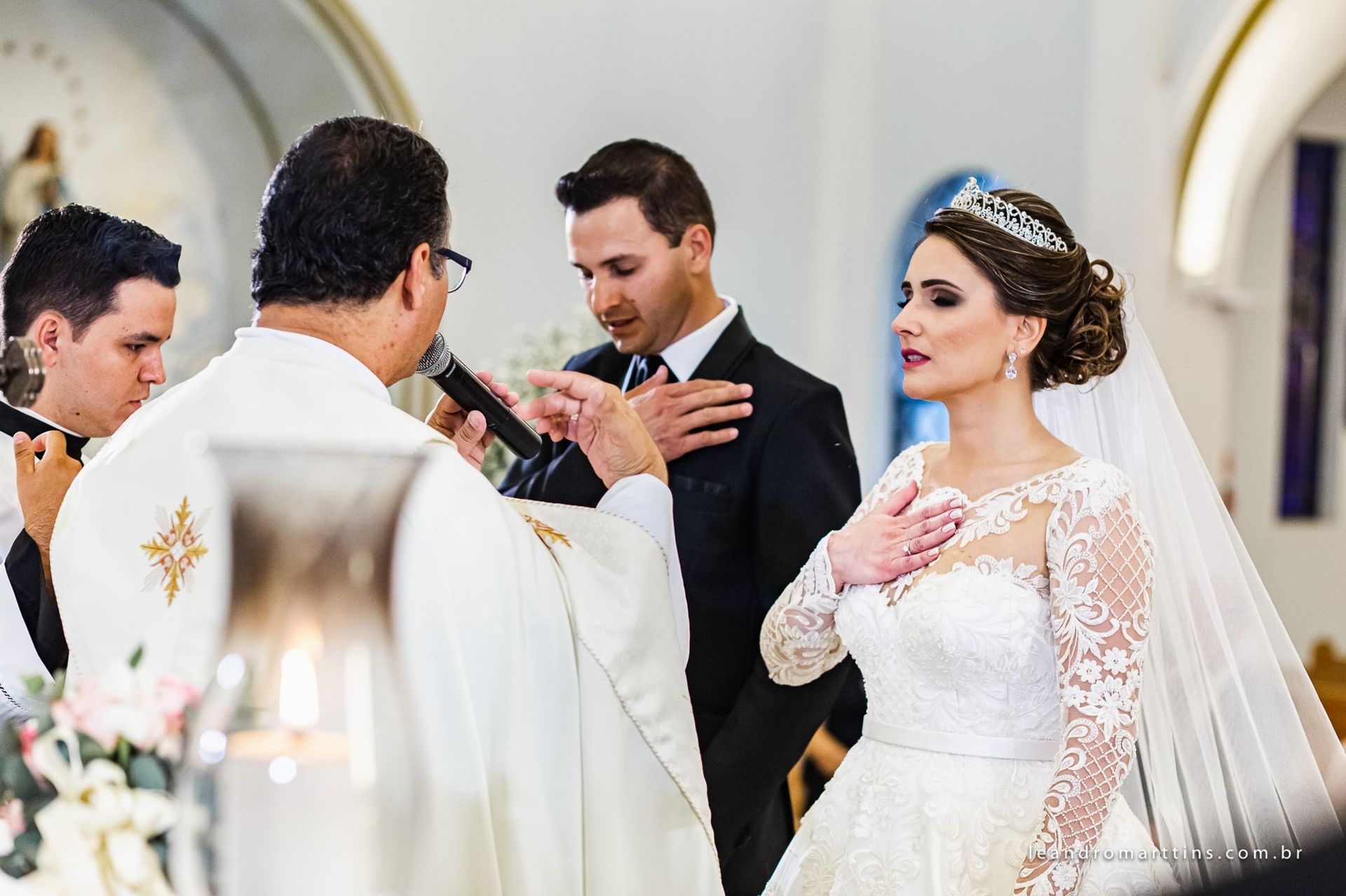 Casamento Anelise e Getúlio no espaço Villa's Evento