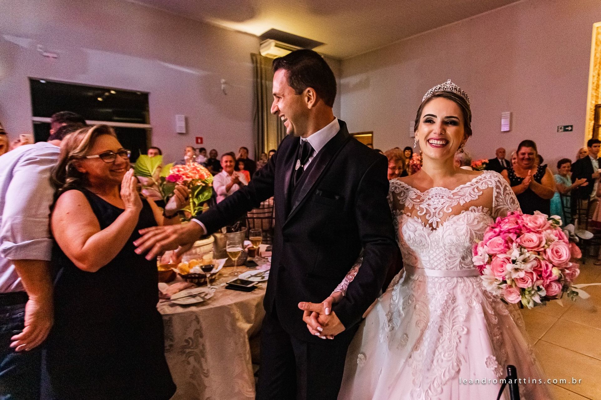 Casamento Anelise e Getúlio no espaço Villa's Evento