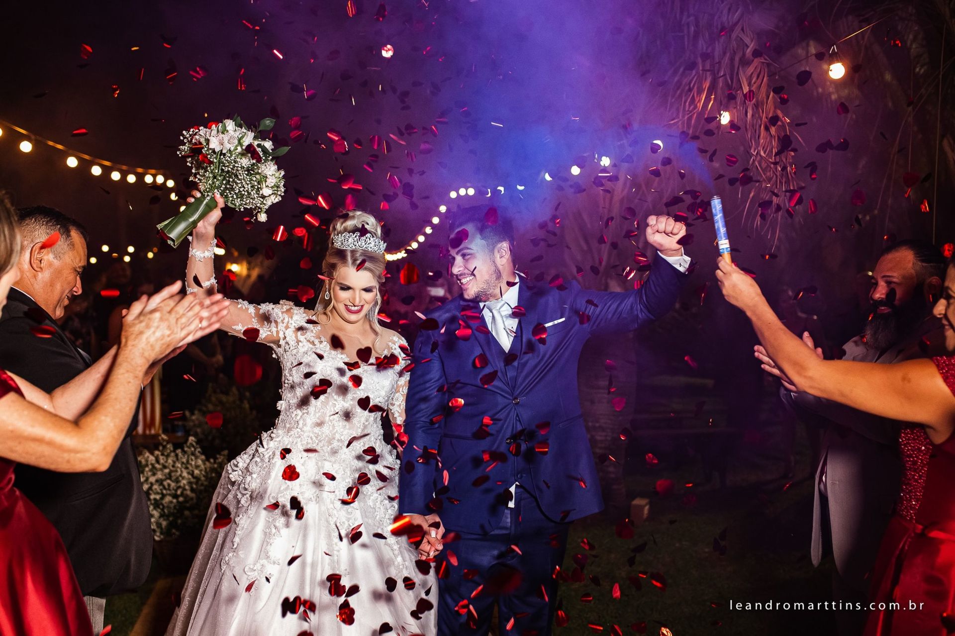 Casamento Elizandra e Iago no espaço Santa Felicidade Eventos