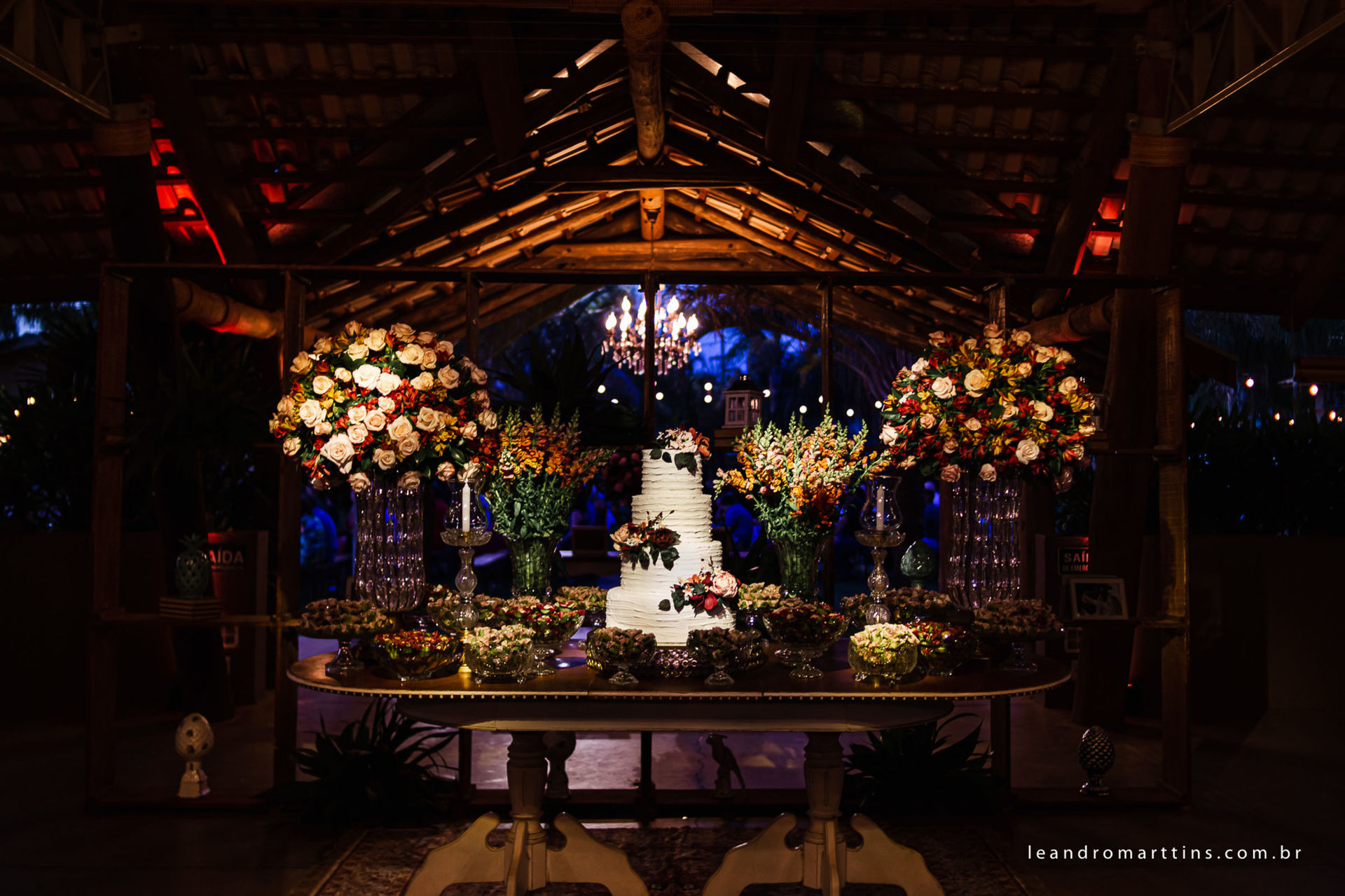 Casamento Elizandra e Iago no espaço Santa Felicidade Eventos