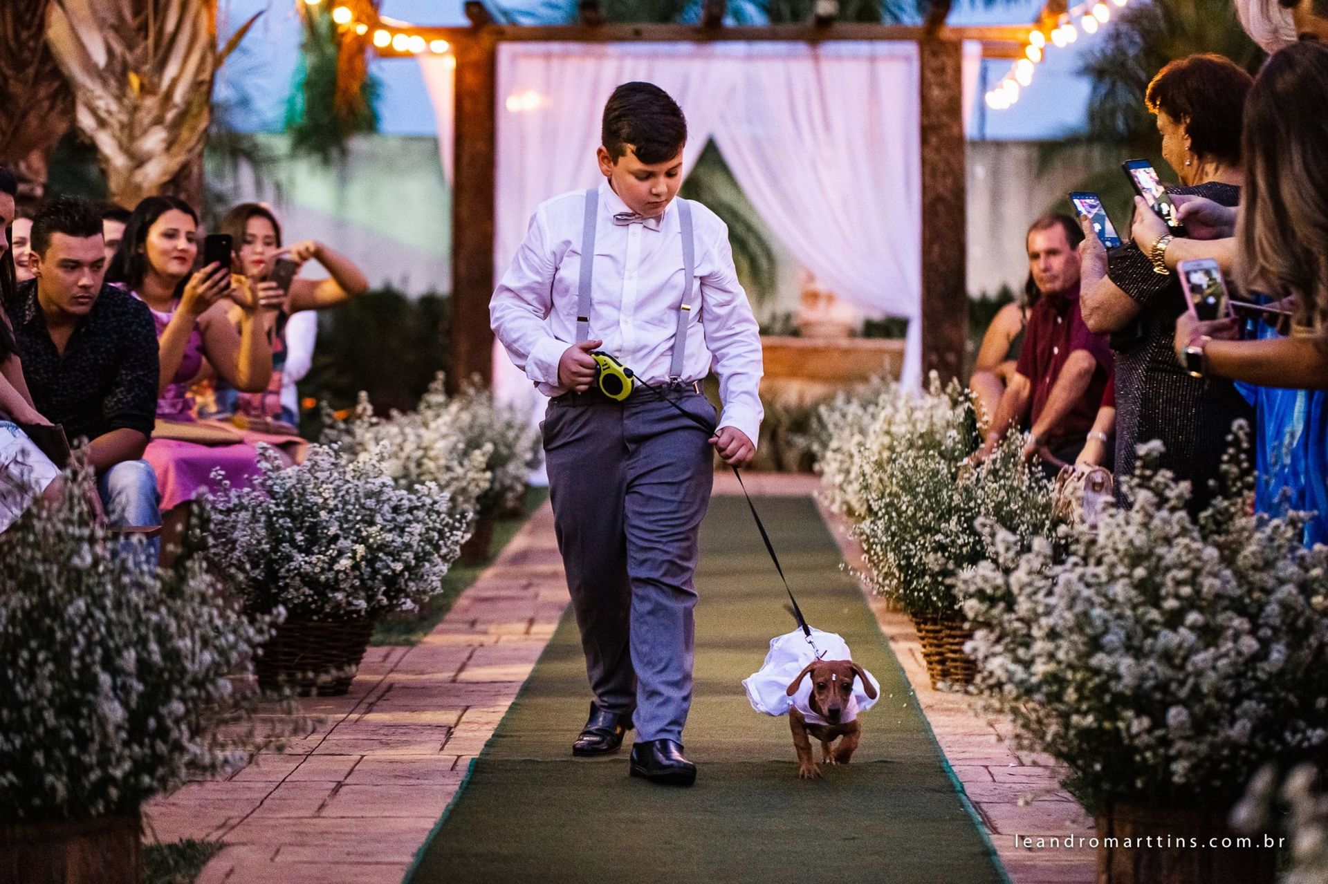 Casamento Elizandra e Iago no espaço Santa Felicidade Eventos