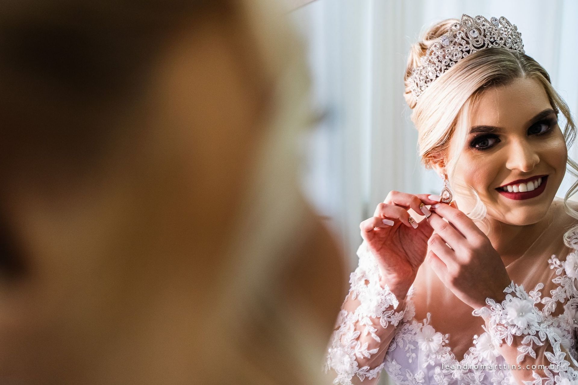 Casamento Elizandra e Iago no espaço Santa Felicidade Eventos