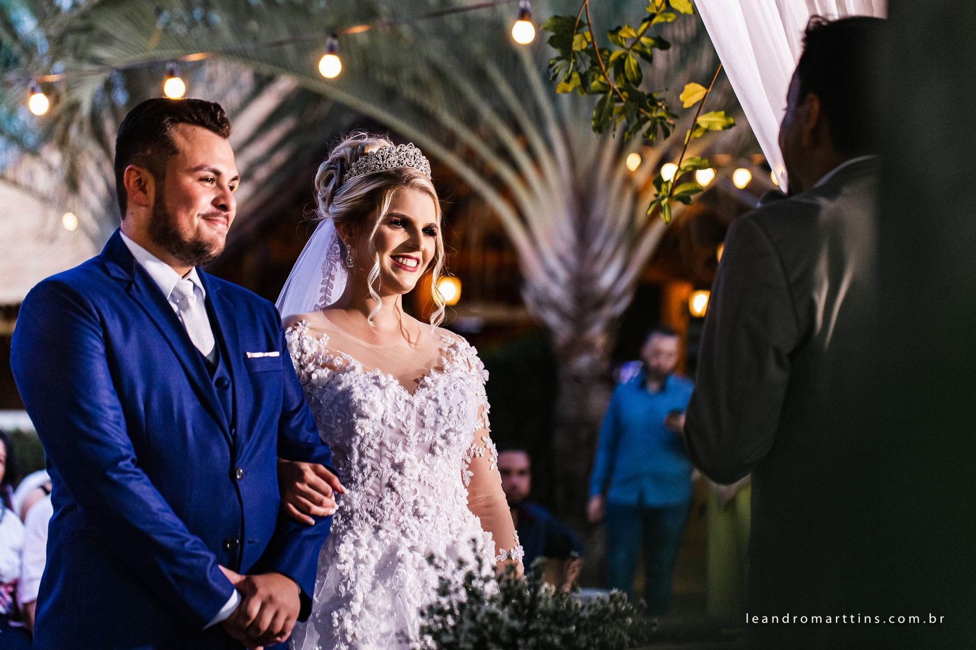 Casamento Elizandra e Iago no espaço Santa Felicidade Eventos