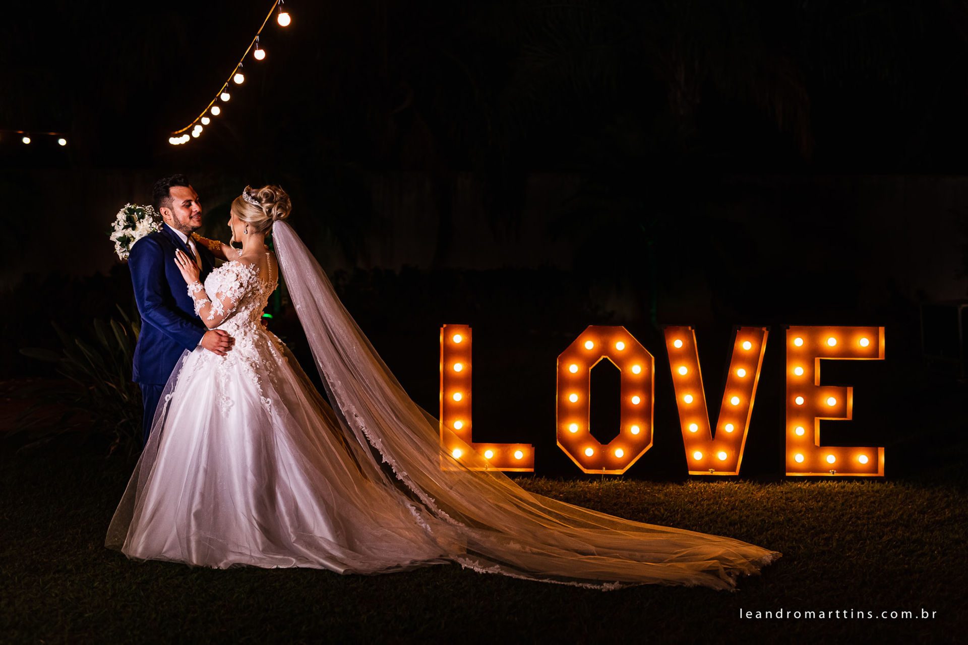 Casamento Elizandra e Iago no espaço Santa Felicidade Eventos