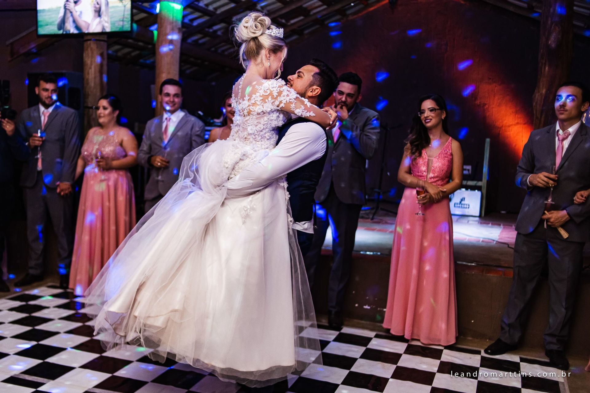 Casamento Elizandra e Iago no espaço Santa Felicidade Eventos