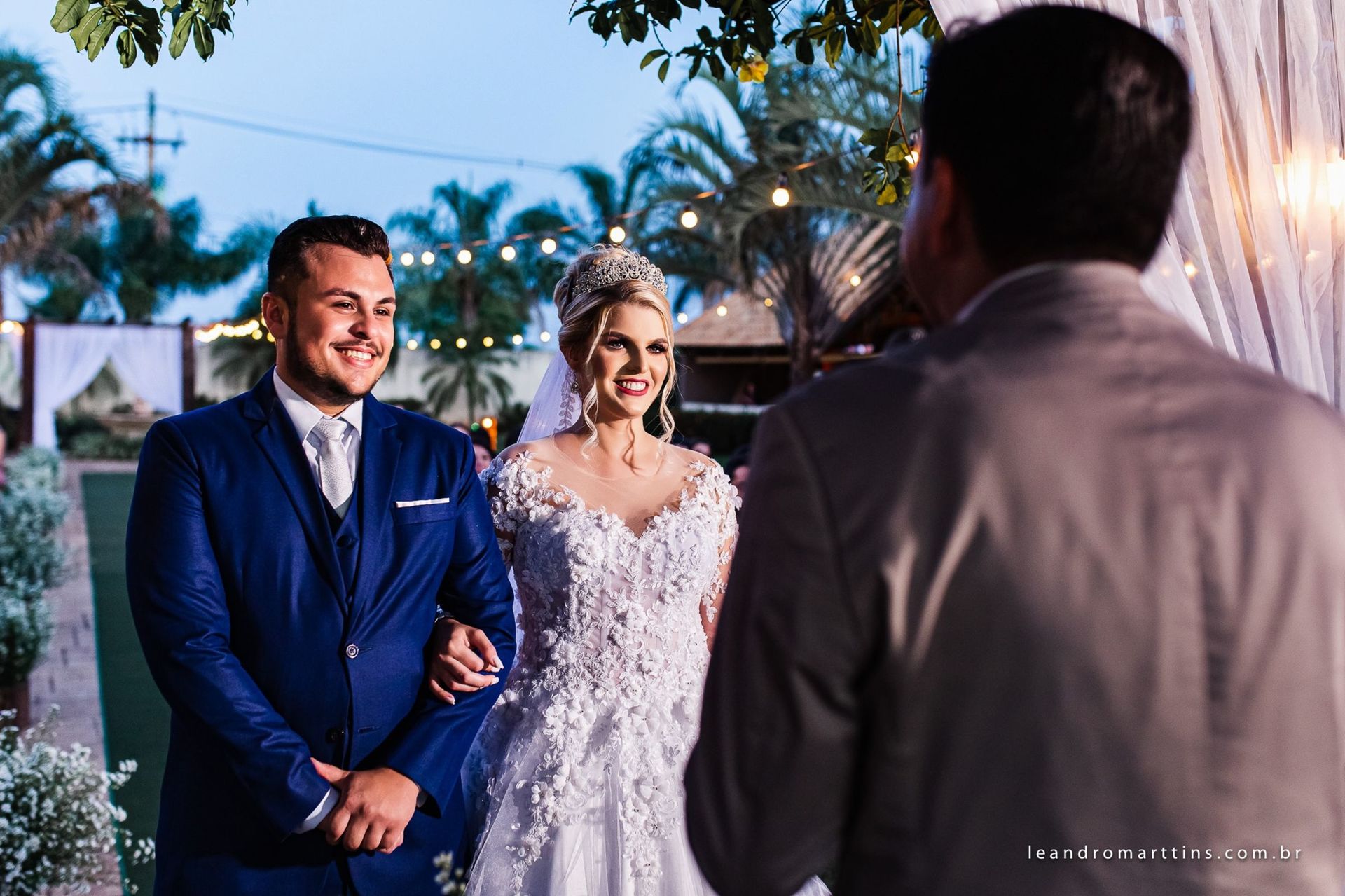 Casamento Elizandra e Iago no espaço Santa Felicidade Eventos