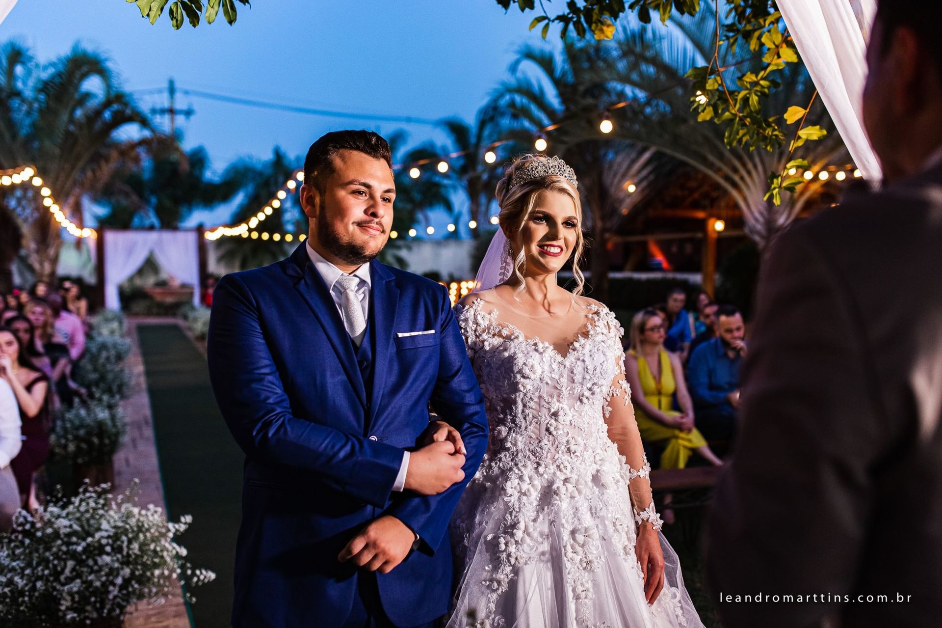 Casamento Elizandra e Iago no espaço Santa Felicidade Eventos