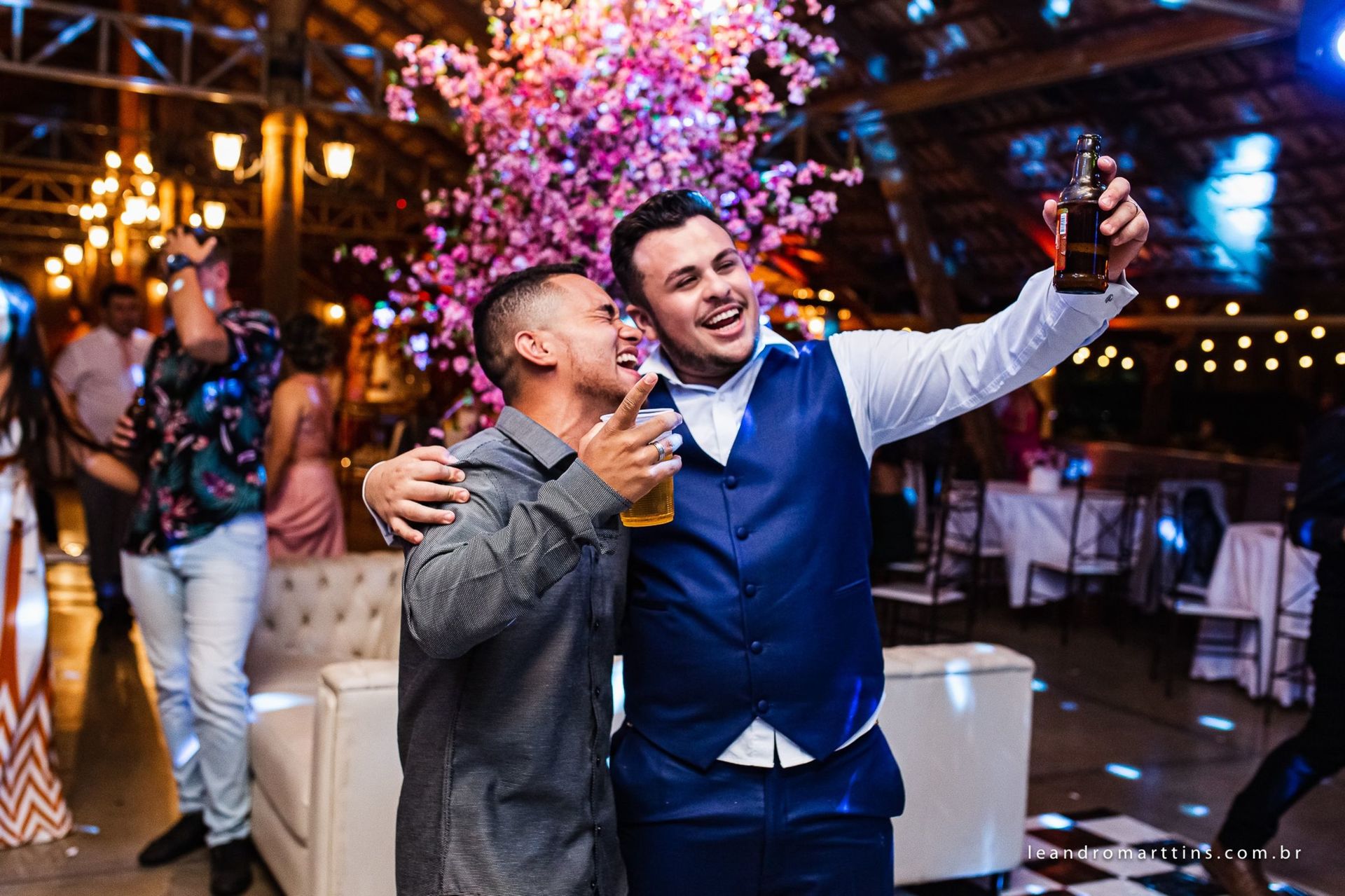 Casamento Elizandra e Iago no espaço Santa Felicidade Eventos