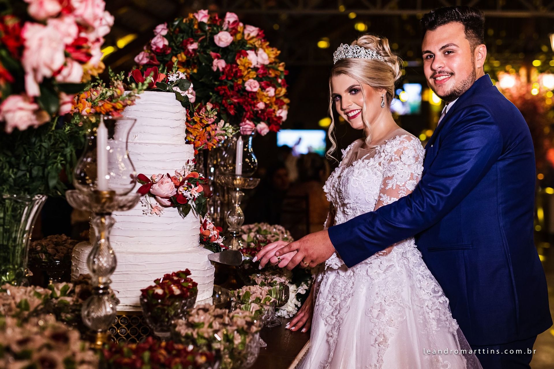 Casamento Elizandra e Iago no espaço Santa Felicidade Eventos