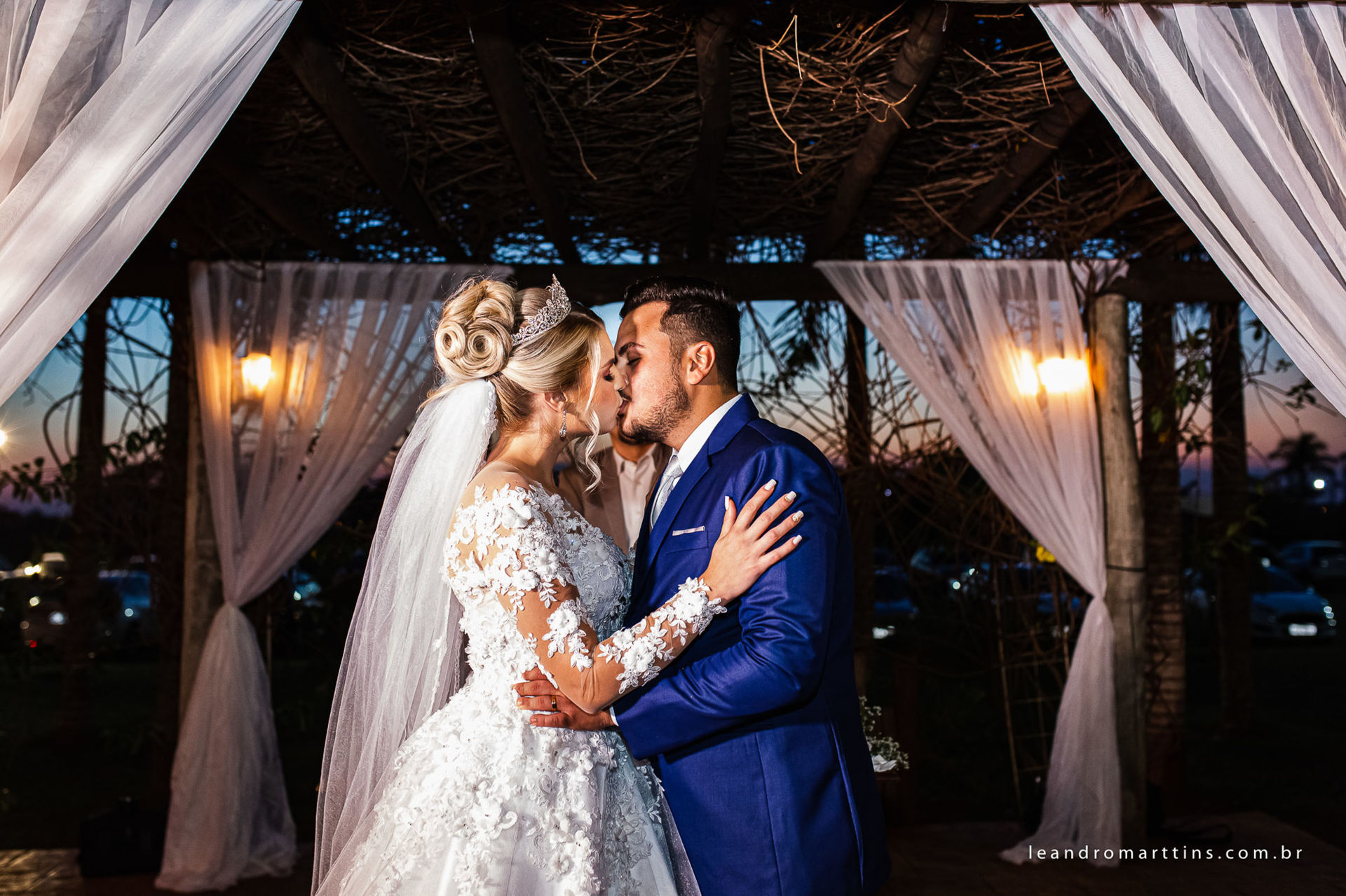 Casamento Elizandra e Iago no espaço Santa Felicidade Eventos