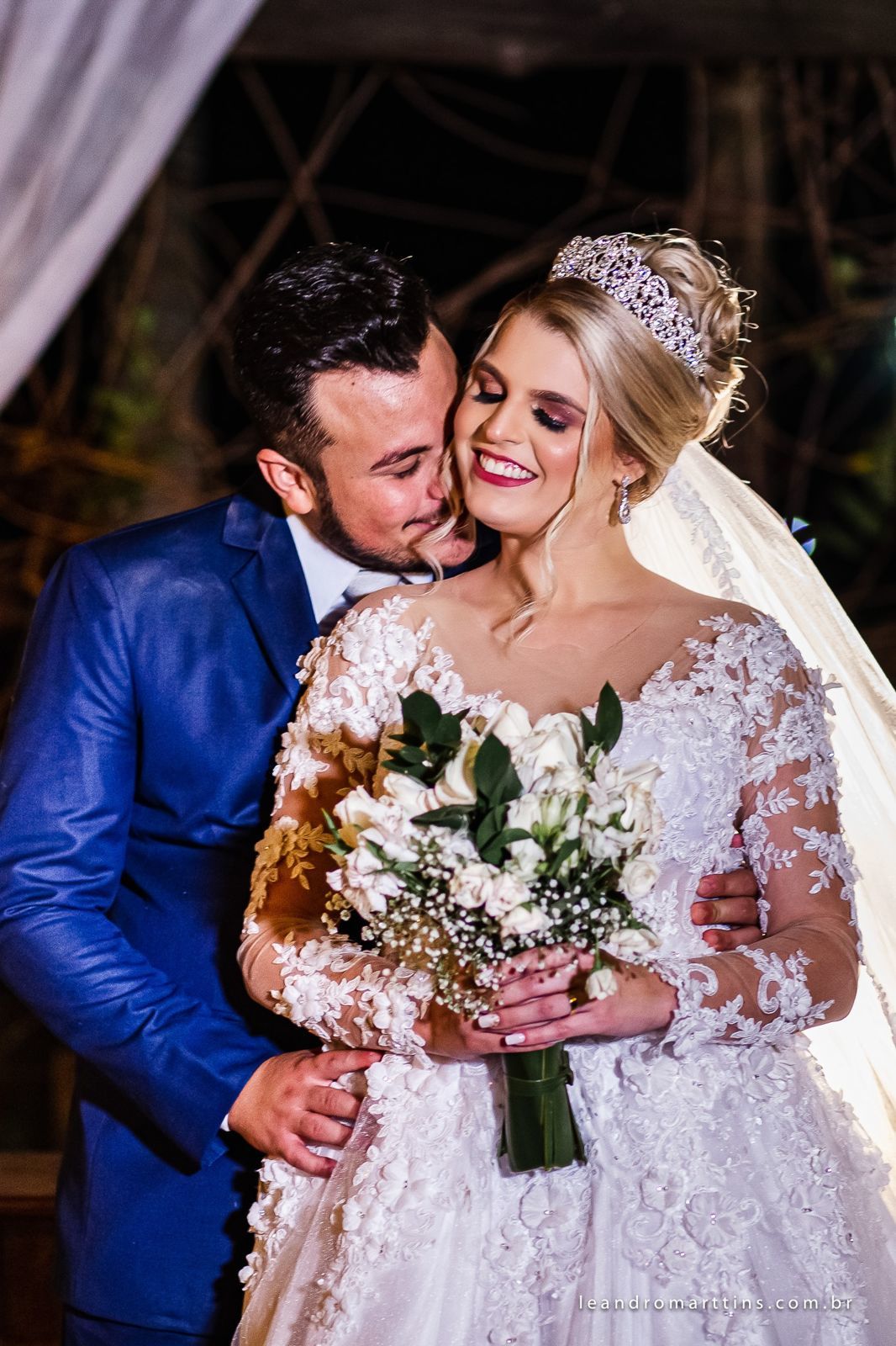 Casamento Elizandra e Iago no espaço Santa Felicidade Eventos