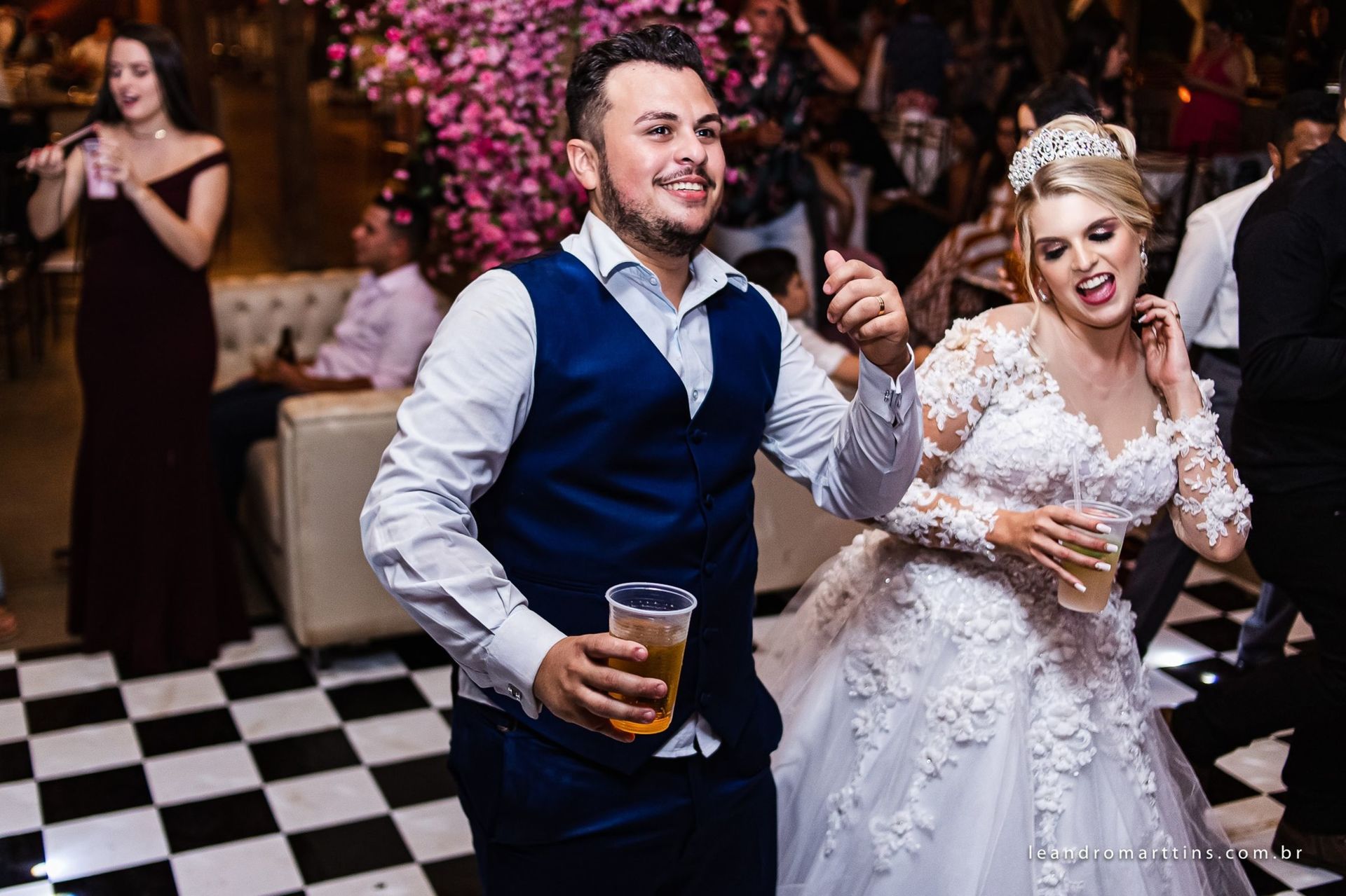 Casamento Elizandra e Iago no espaço Santa Felicidade Eventos