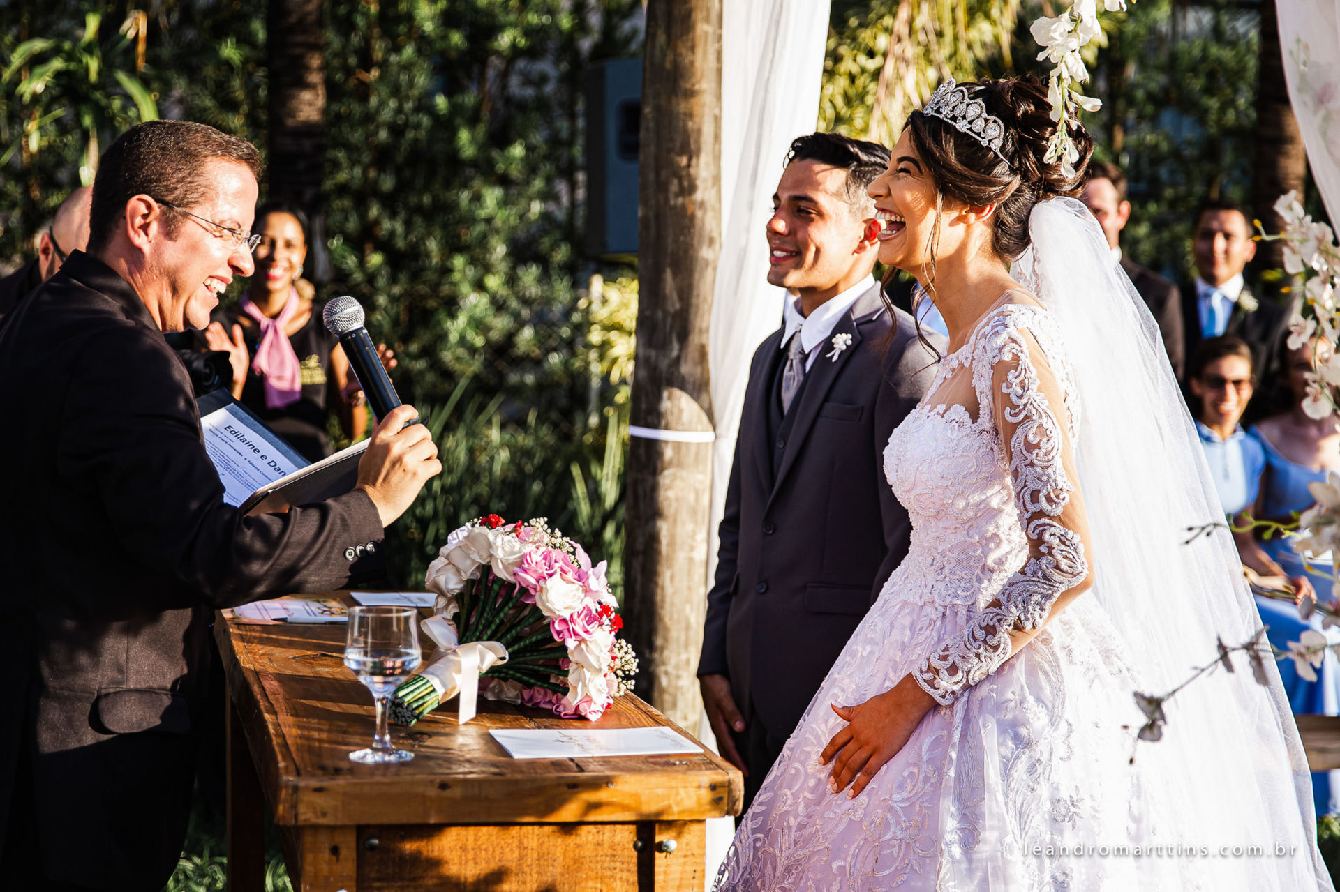 Casamento Edilaine e Danilo no espaço Bella Faria Eventos