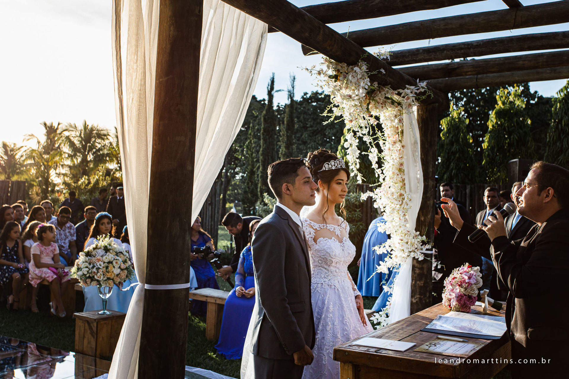 Casamento Edilaine e Danilo no espaço Bella Faria Eventos