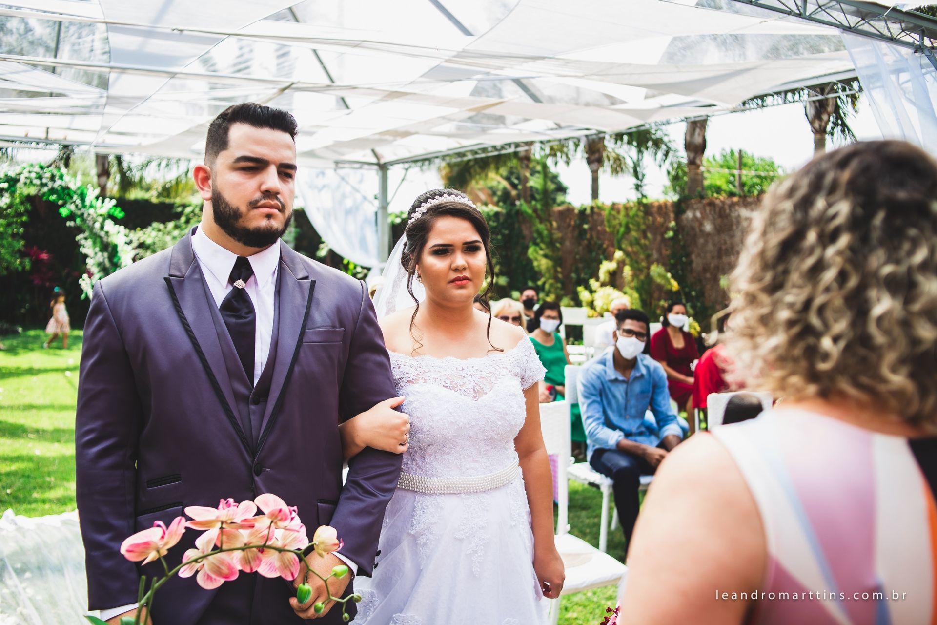 Casamento Letícia e Higor na chácara Agape em Olímpia - SP