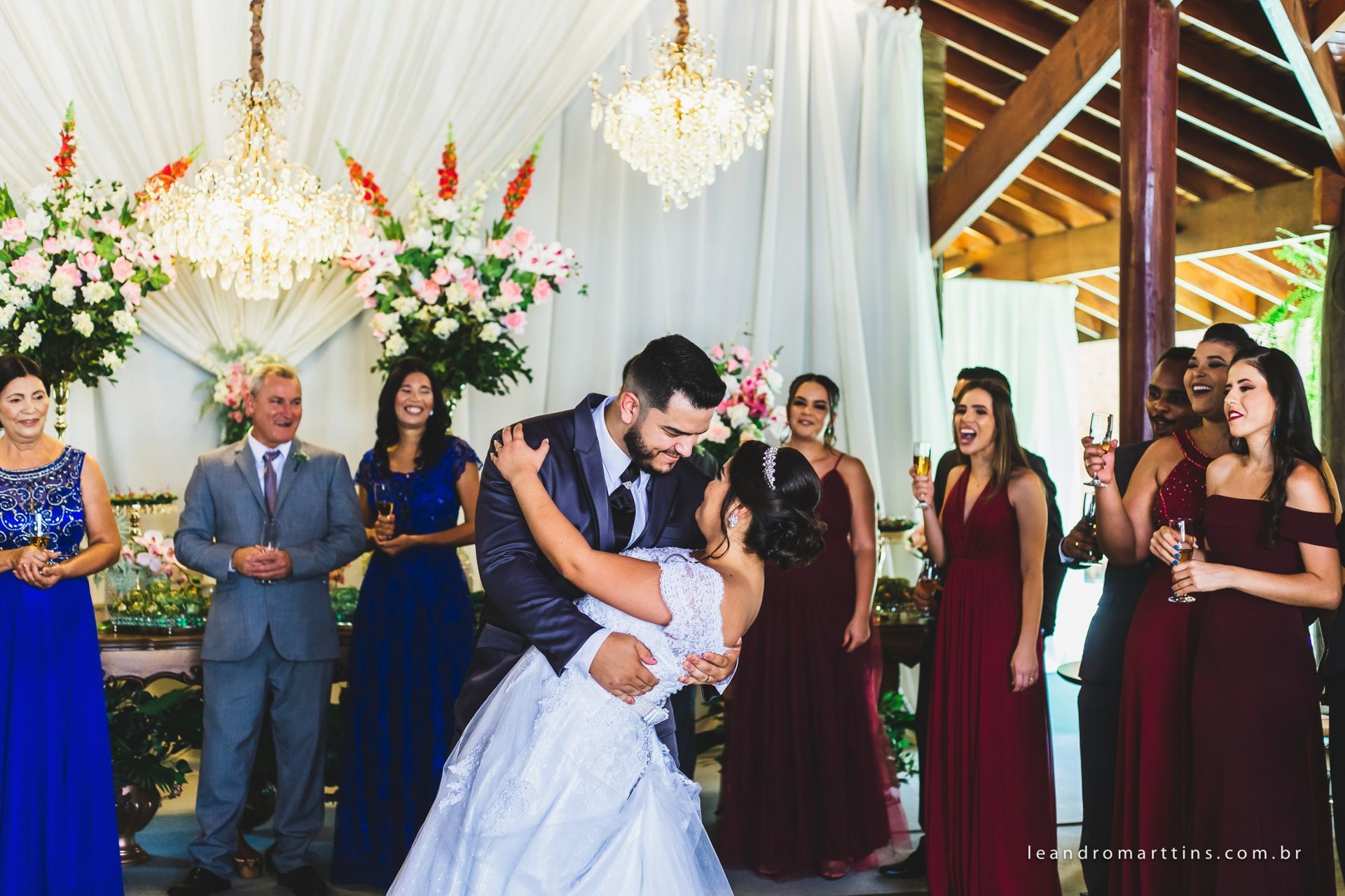 Casamento Letícia e Higor na chácara Agape em Olímpia - SP