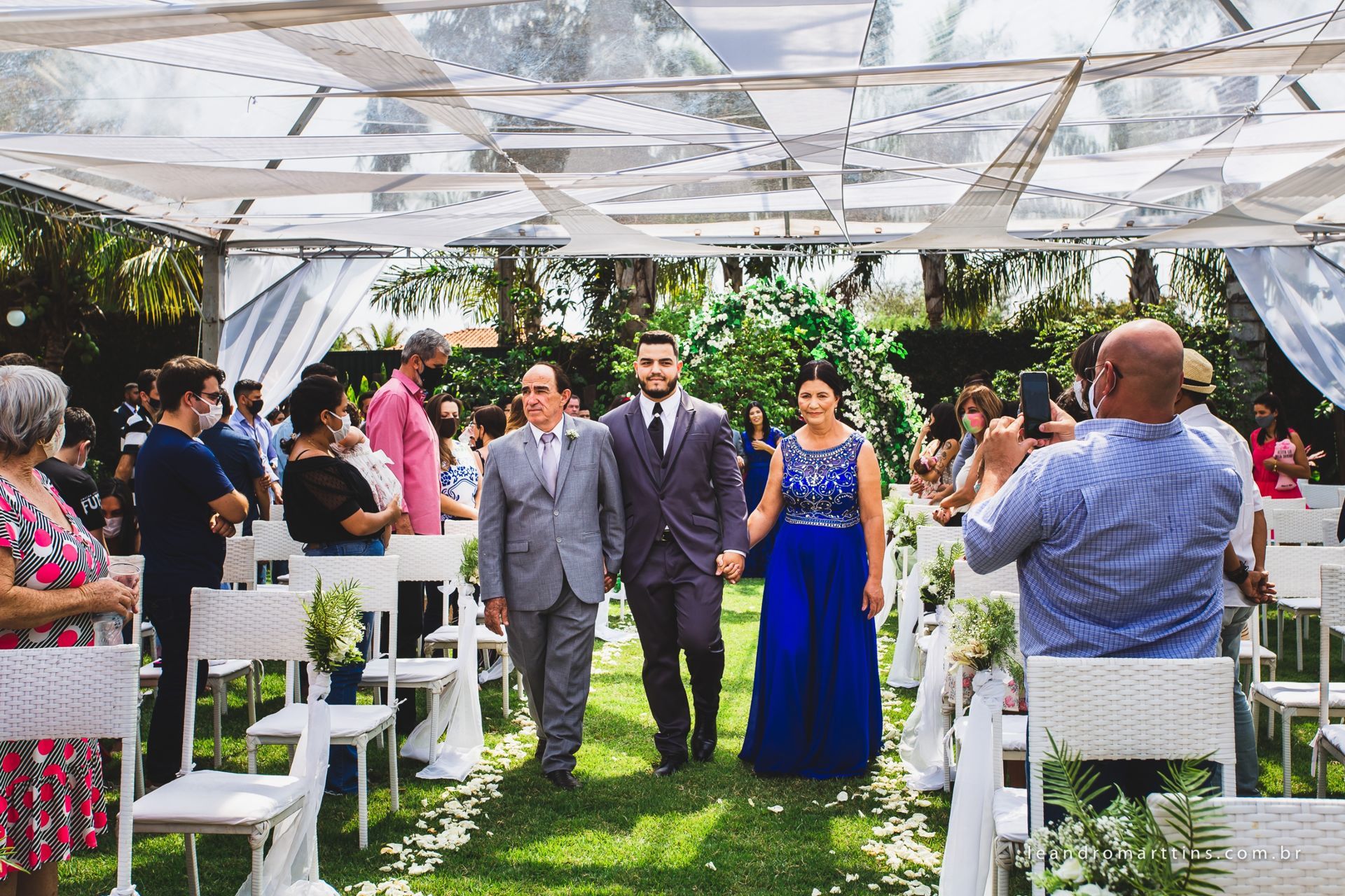 Casamento Letícia e Higor na chácara Agape em Olímpia - SP