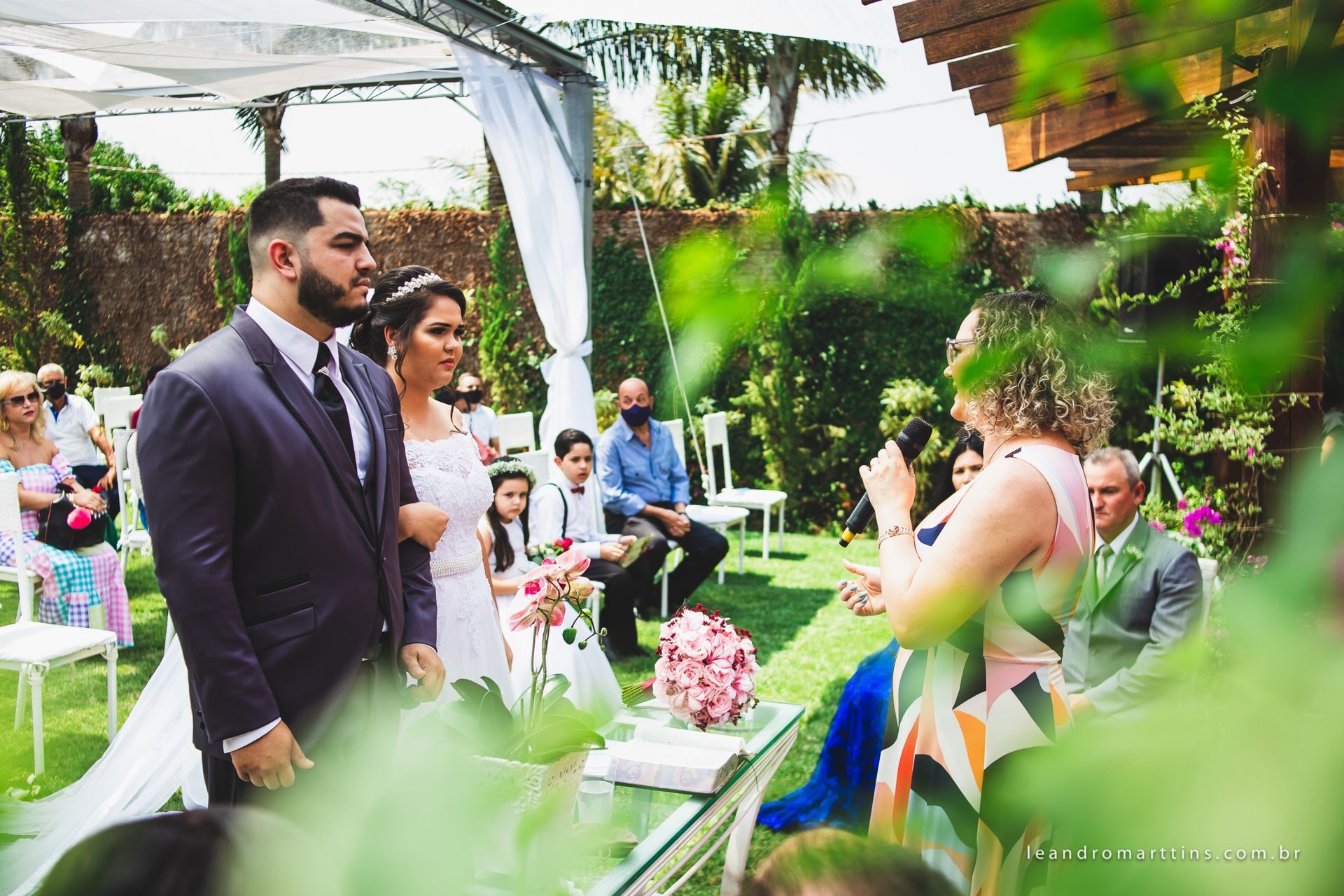 Casamento Letícia e Higor na chácara Agape em Olímpia - SP
