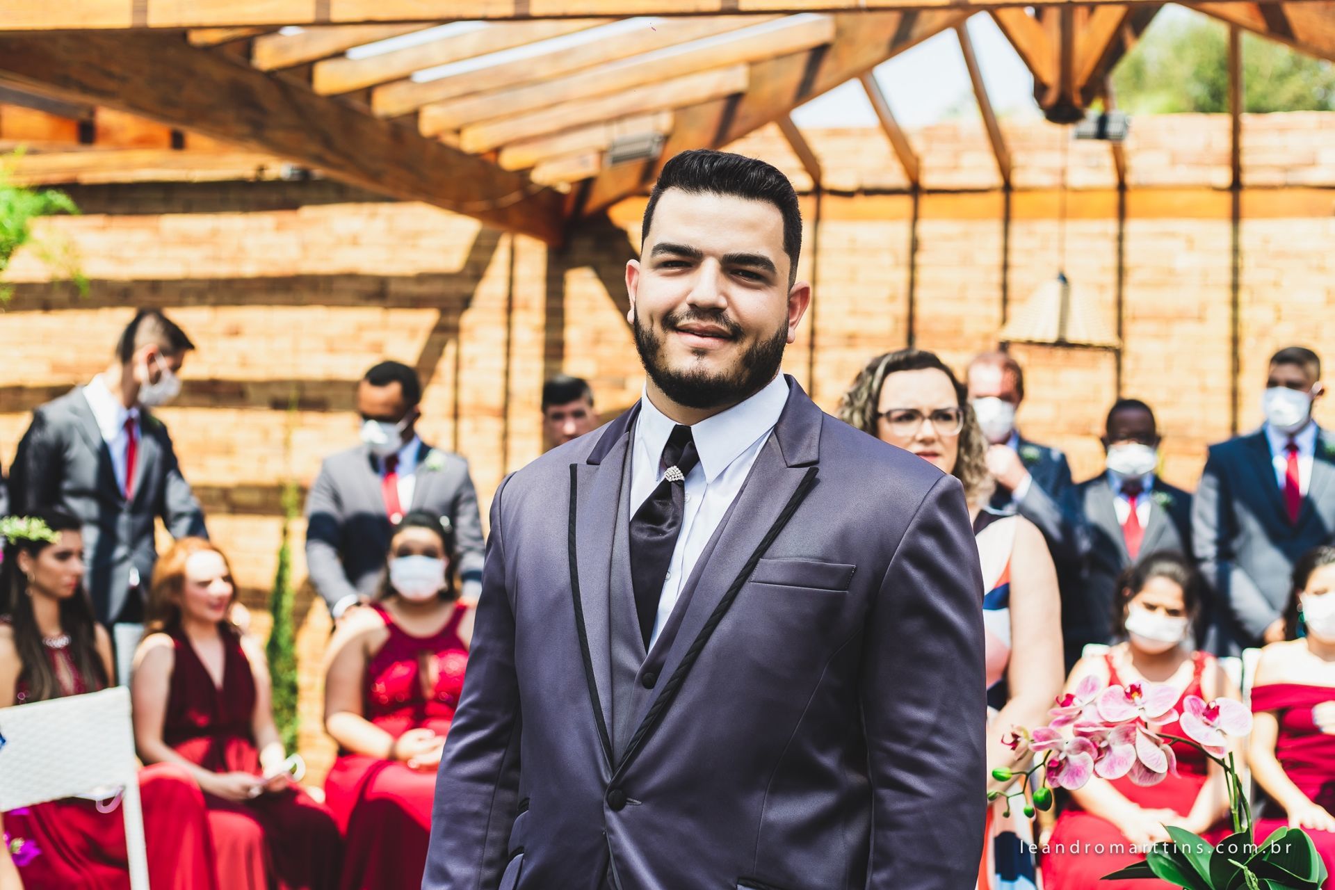 Casamento Letícia e Higor na chácara Agape em Olímpia - SP