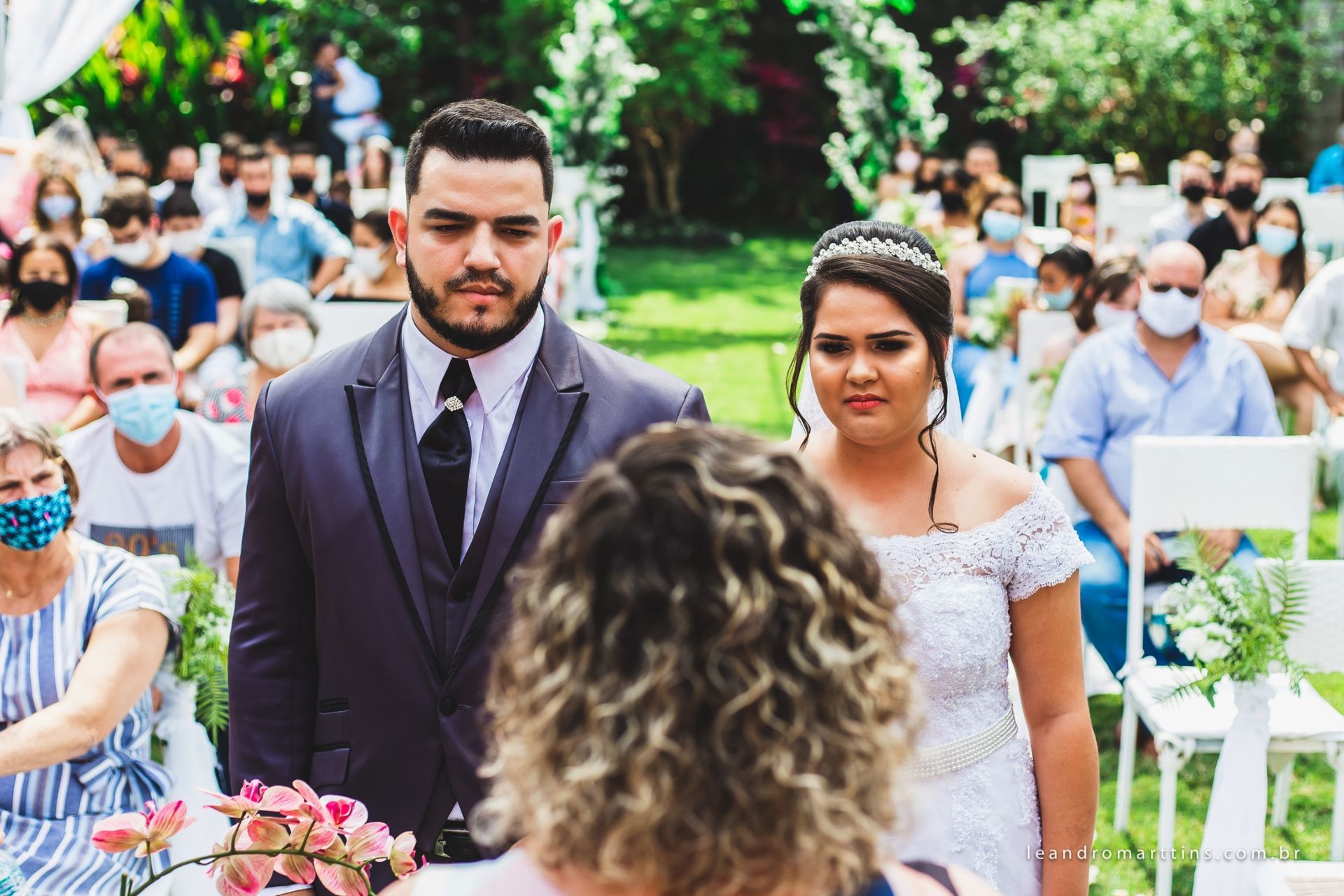 Casamento Letícia e Higor na chácara Agape em Olímpia - SP