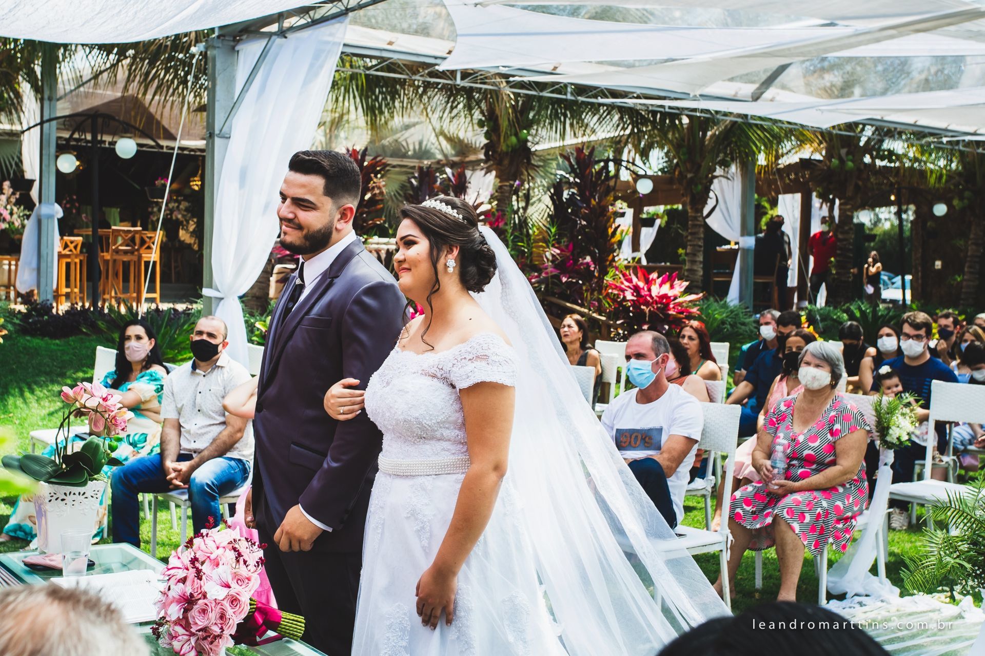 Casamento Letícia e Higor na chácara Agape em Olímpia - SP