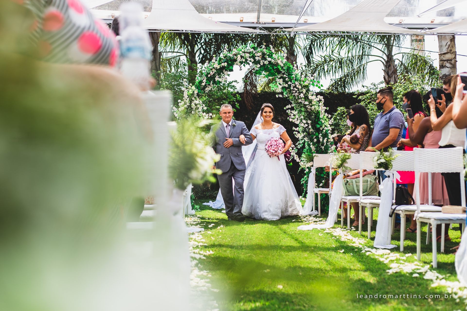 Casamento Letícia e Higor na chácara Agape em Olímpia - SP