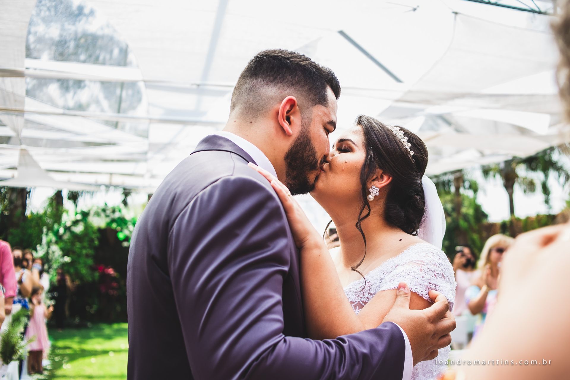 Casamento Letícia e Higor na chácara Agape em Olímpia - SP