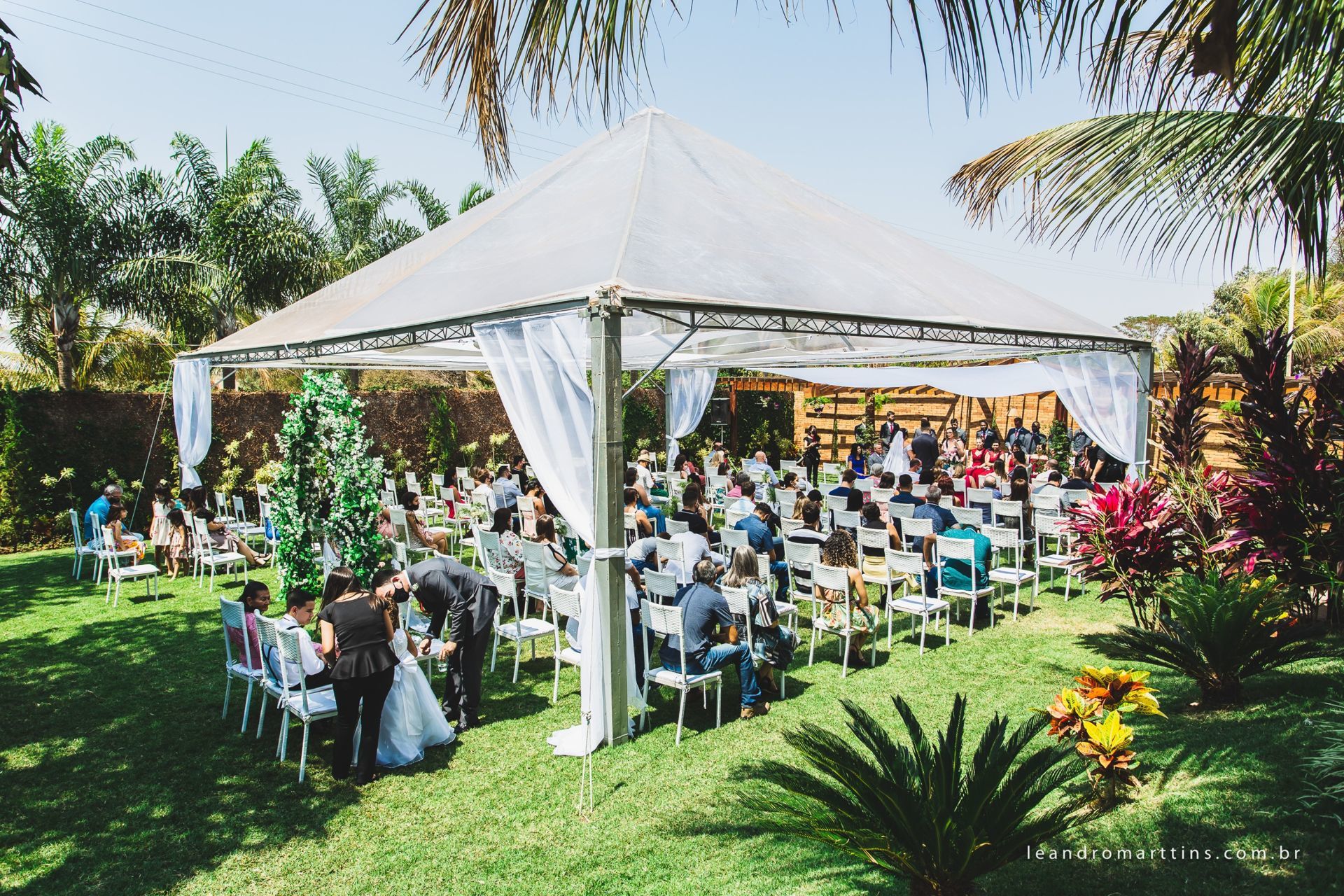 Casamento Letícia e Higor na chácara Agape em Olímpia - SP