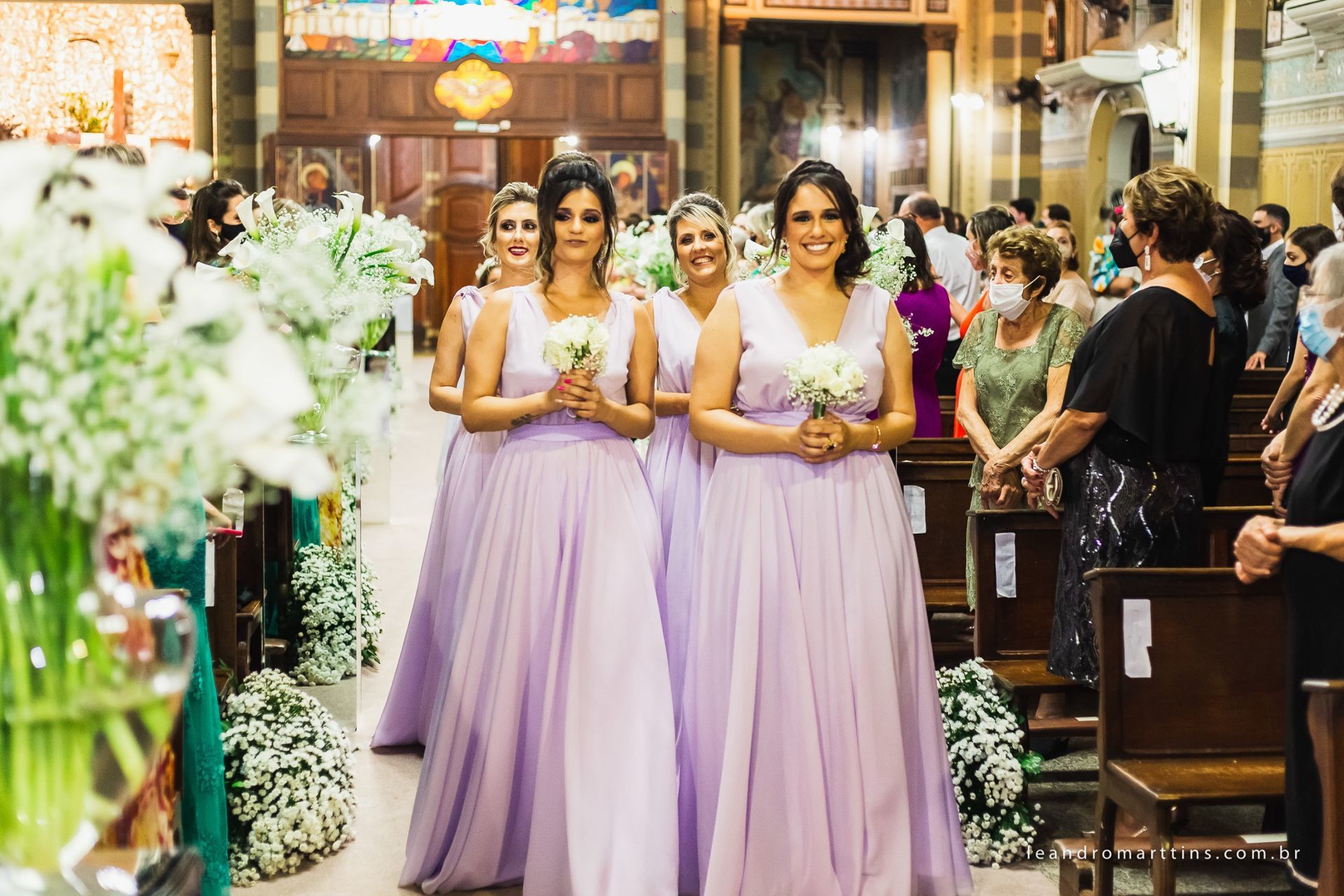 Casamento Natália e João na igreja Matriz de Mirassol