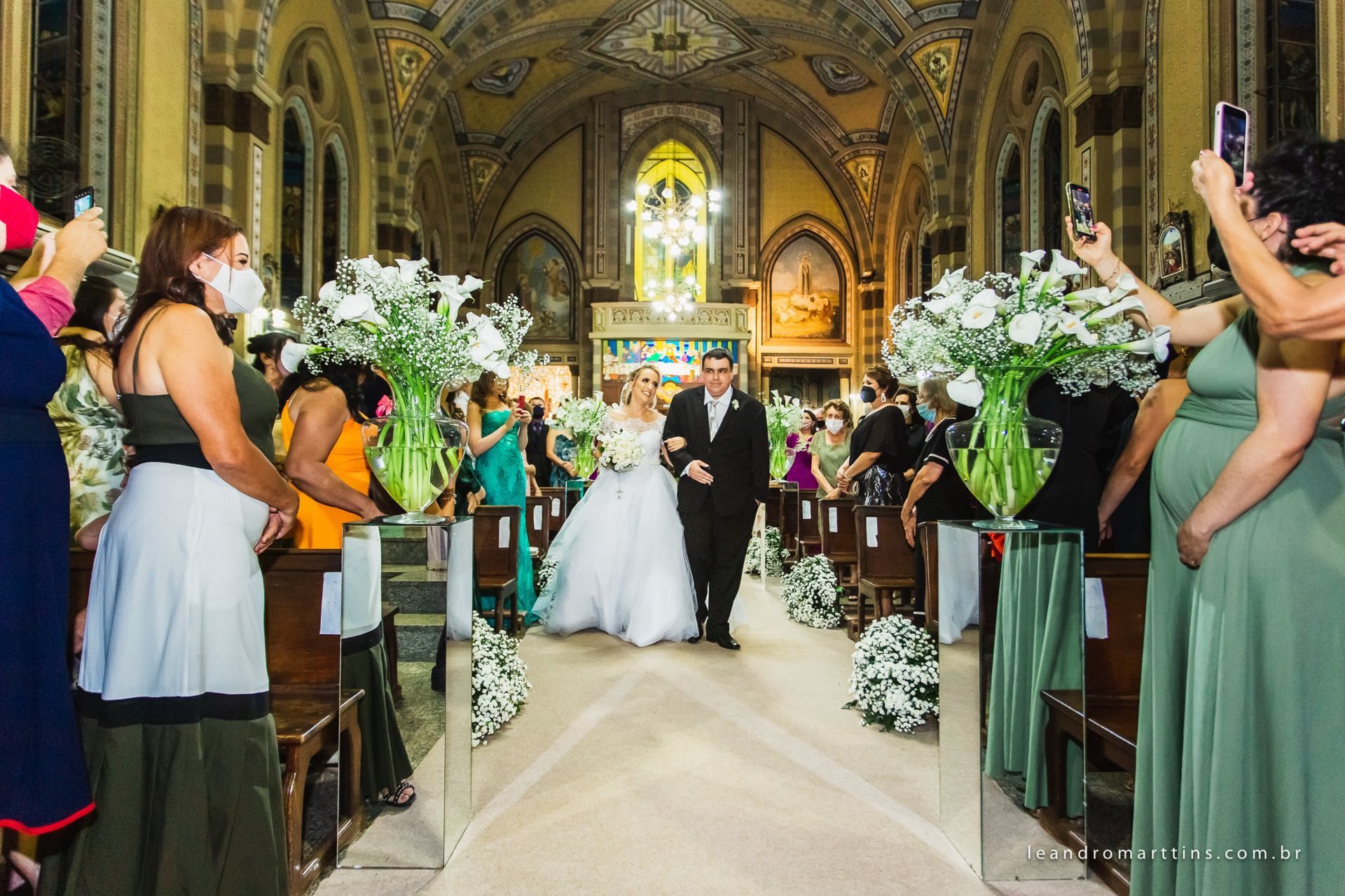 Casamento Natália e João na igreja Matriz de Mirassol