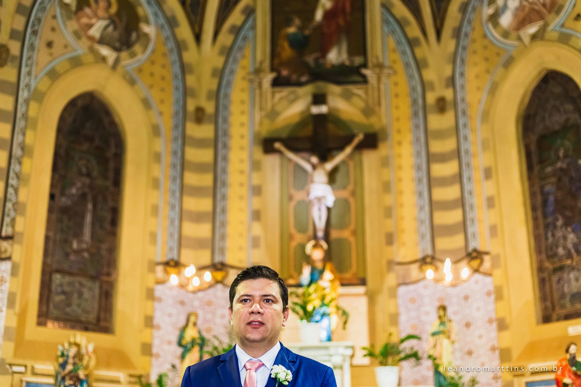 Casamento Natália e João na igreja Matriz de Mirassol