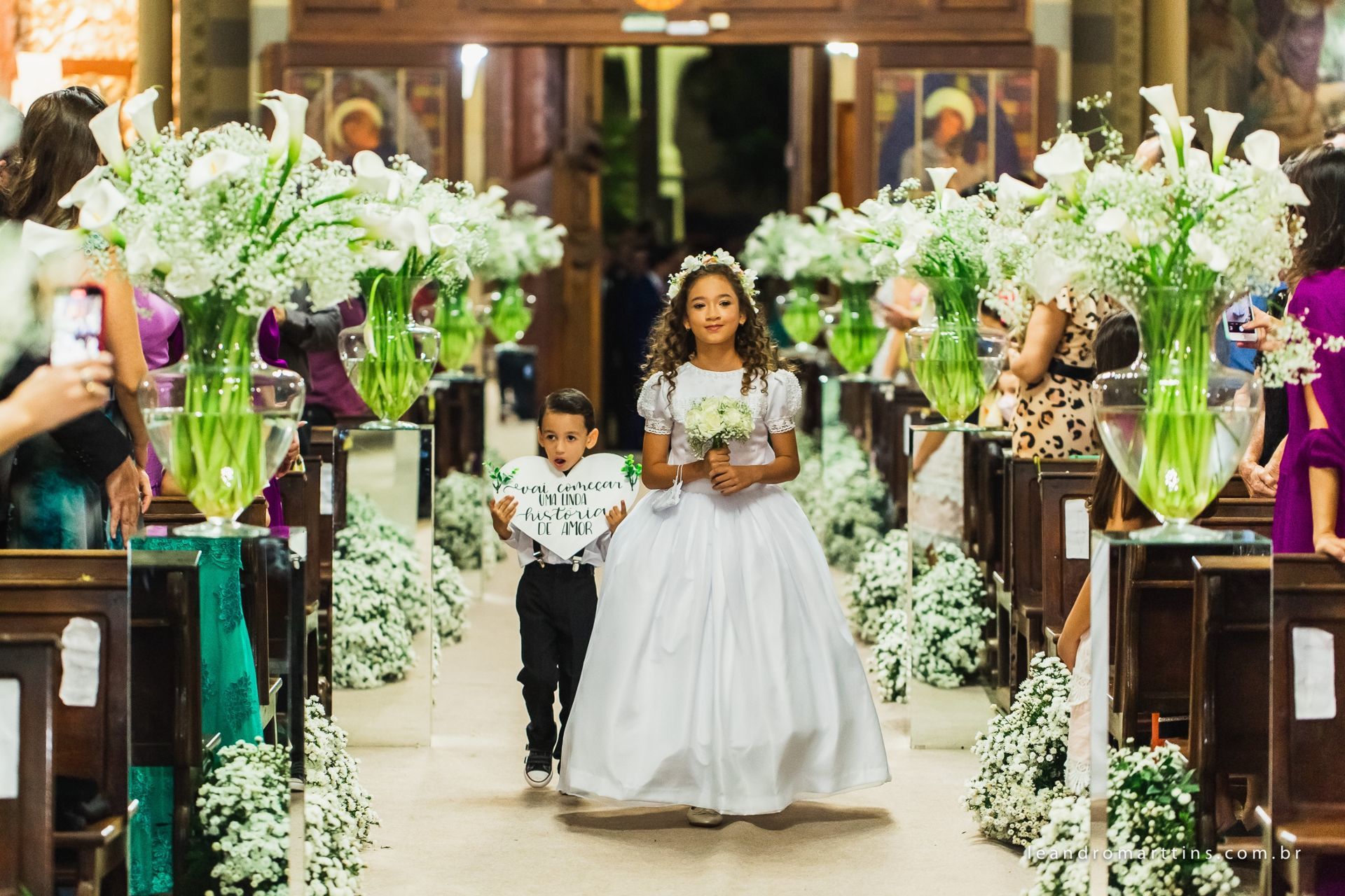 Casamento Natália e João na igreja Matriz de Mirassol
