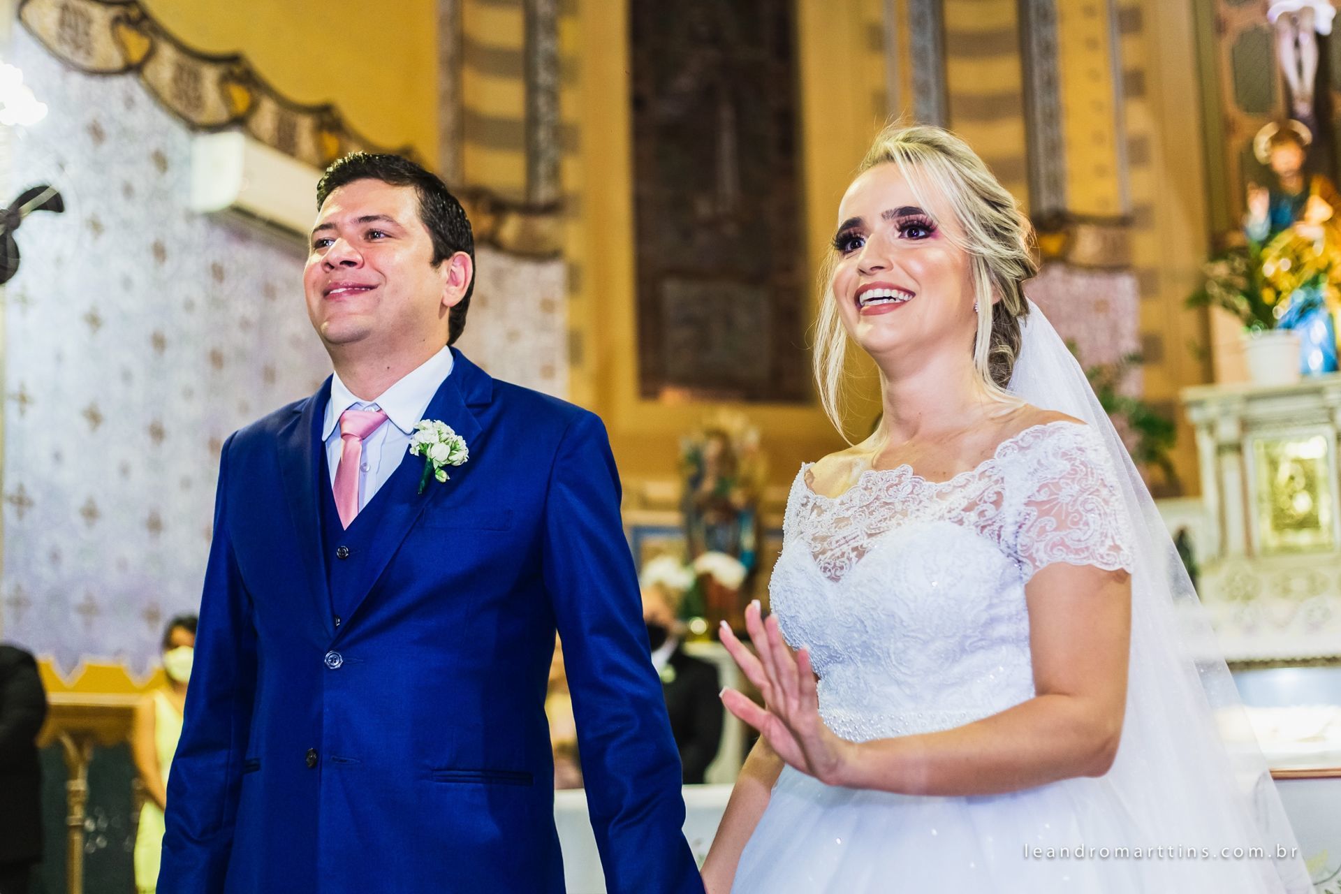 Casamento Natália e João na igreja Matriz de Mirassol
