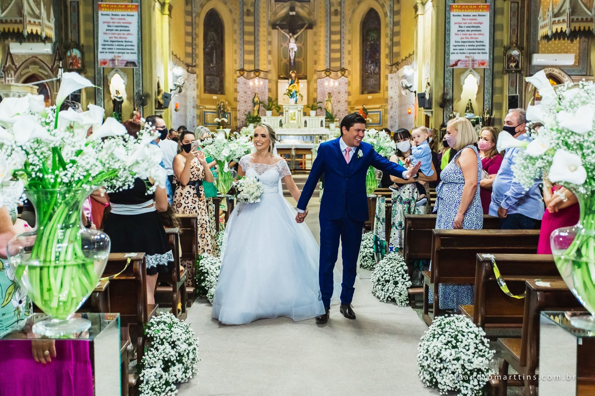 Casamento Natália e João na igreja Matriz de Mirassol