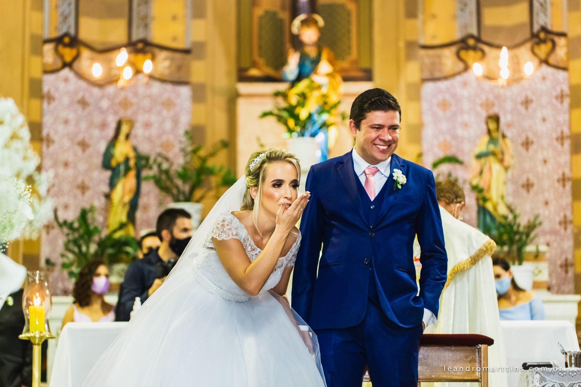 Casamento Natália e João na igreja Matriz de Mirassol