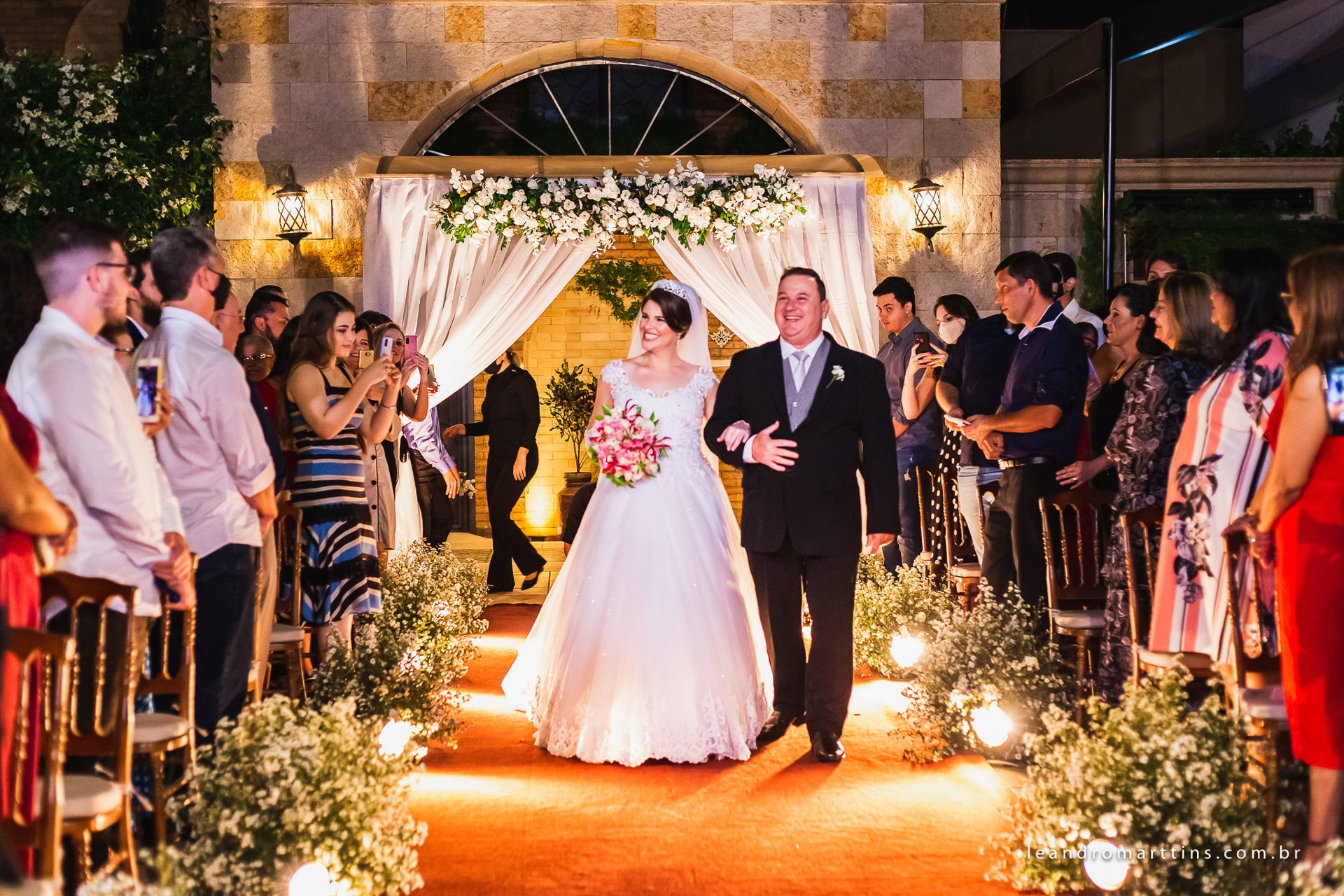 Casamento Nicolle e Lucas no espaço Almeida Pires Buffet