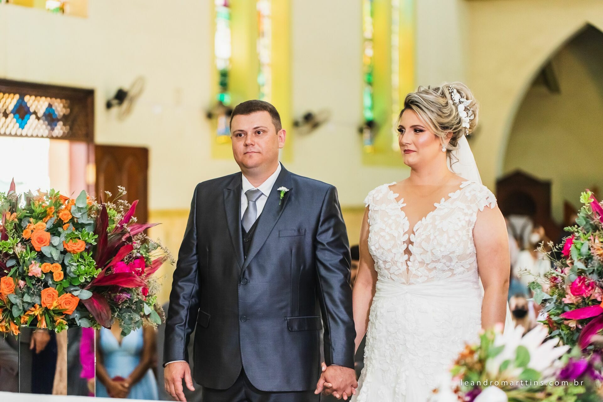 Casamento Fernanda e Jair no espaço Spazio Bianchi Eventos em José Bonifácio - SP