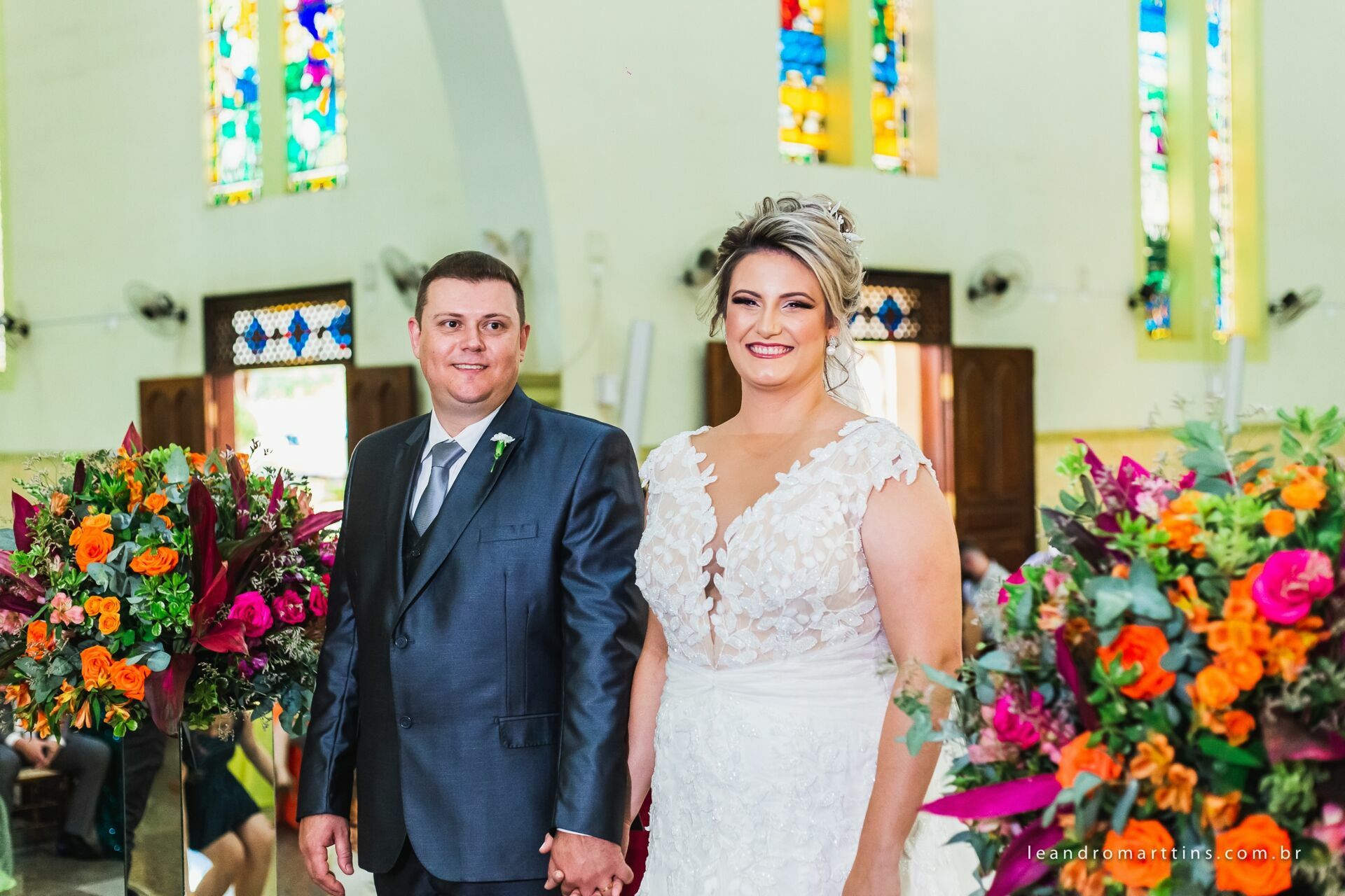 Casamento Fernanda e Jair no espaço Spazio Bianchi Eventos em José Bonifácio - SP