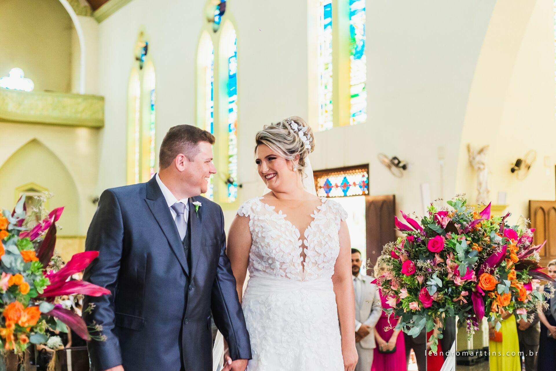 Casamento Fernanda e Jair no espaço Spazio Bianchi Eventos em José Bonifácio - SP