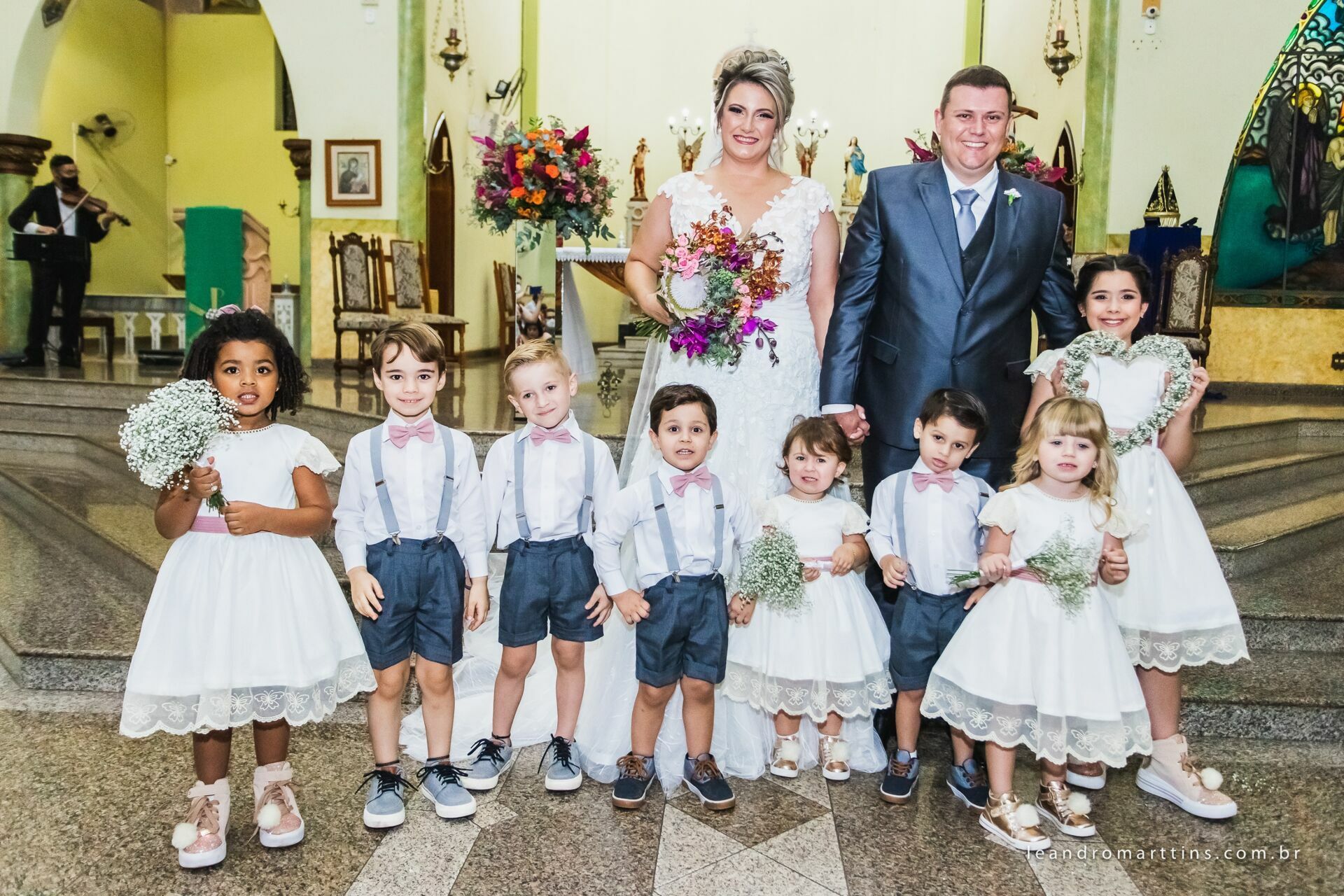 Casamento Fernanda e Jair no espaço Spazio Bianchi Eventos em José Bonifácio - SP