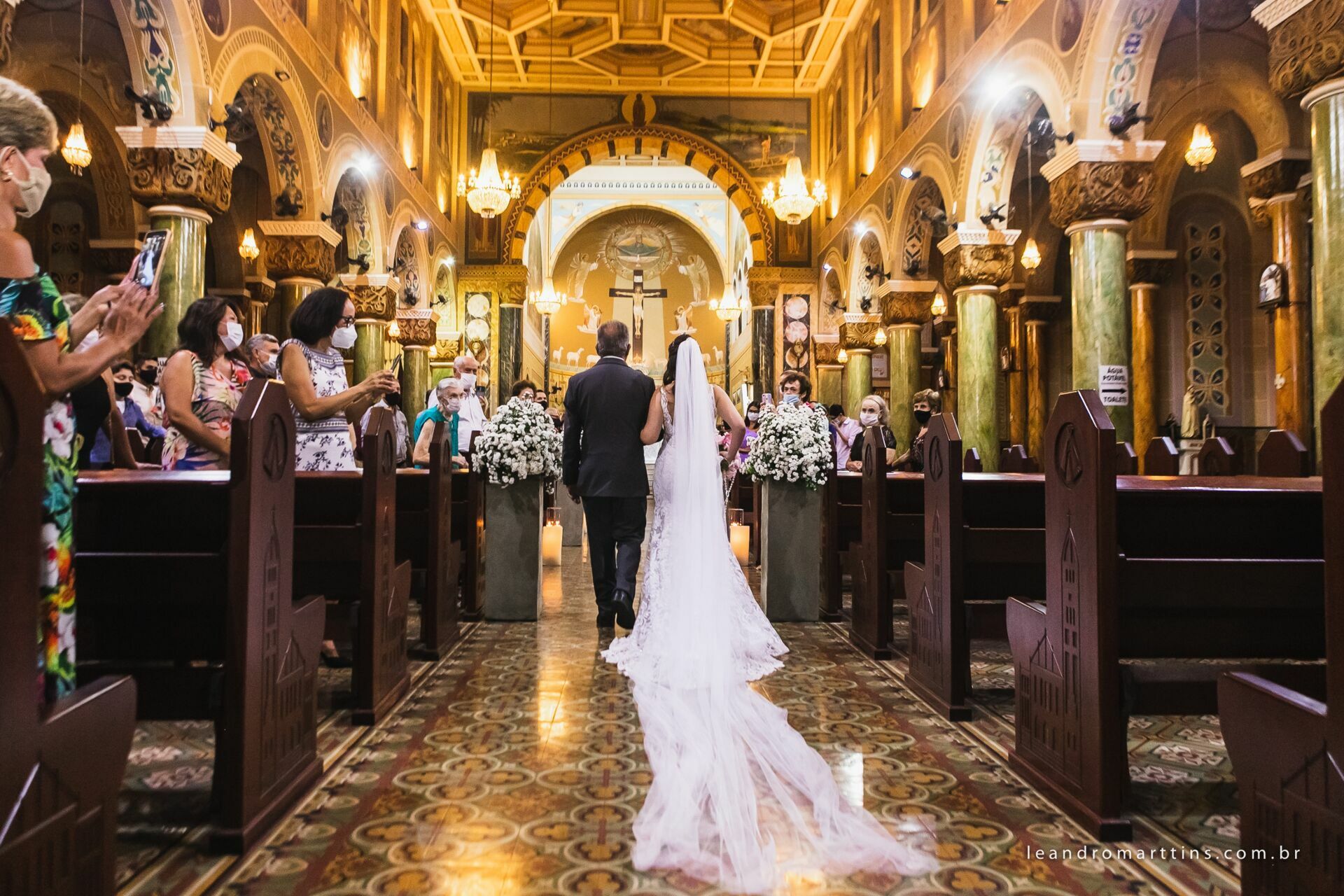 Casamento Nayara e Marcel na igreja Basílica - São José do Rio Preto - SP