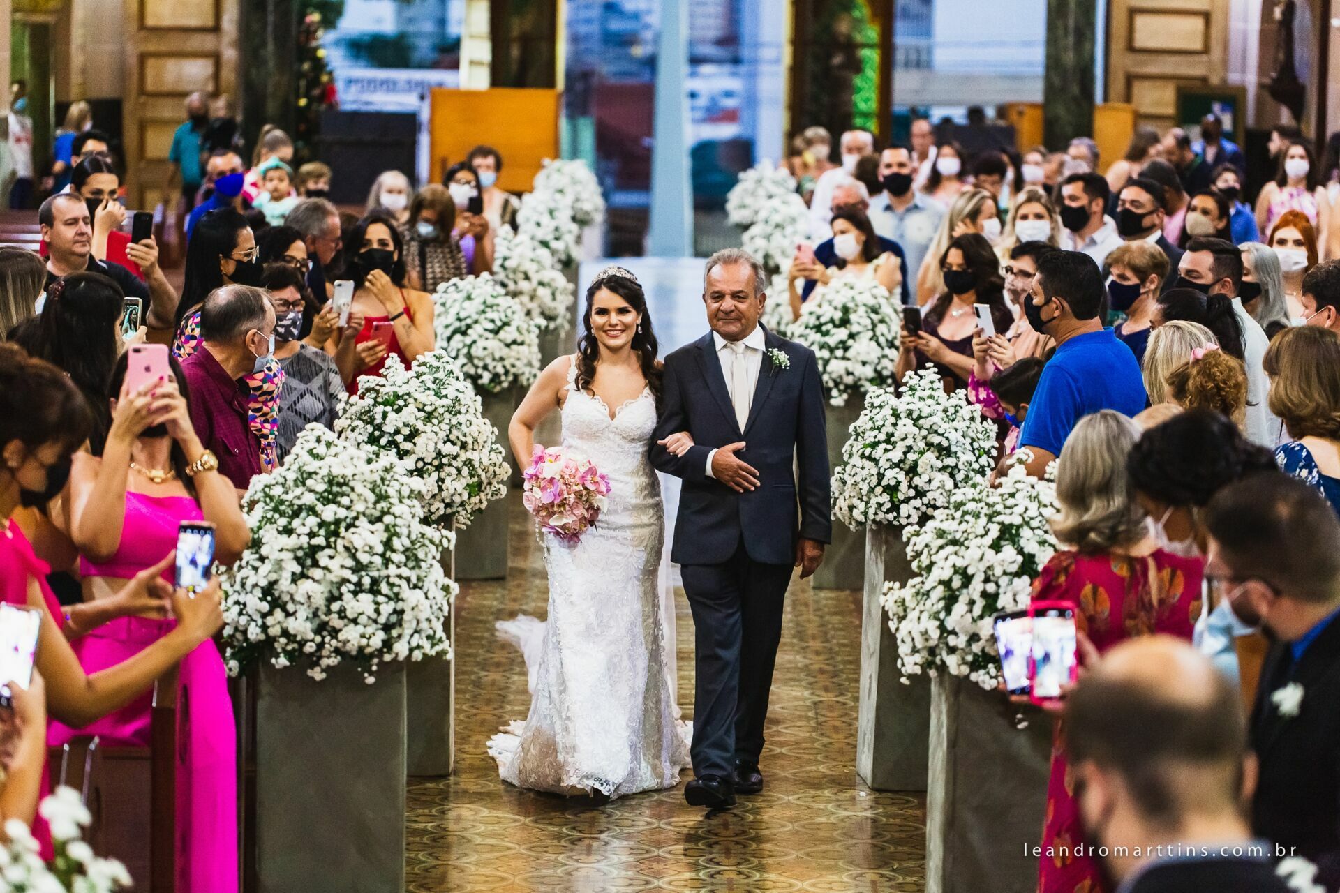 Casamento Nayara e Marcel na igreja Basílica - São José do Rio Preto - SP