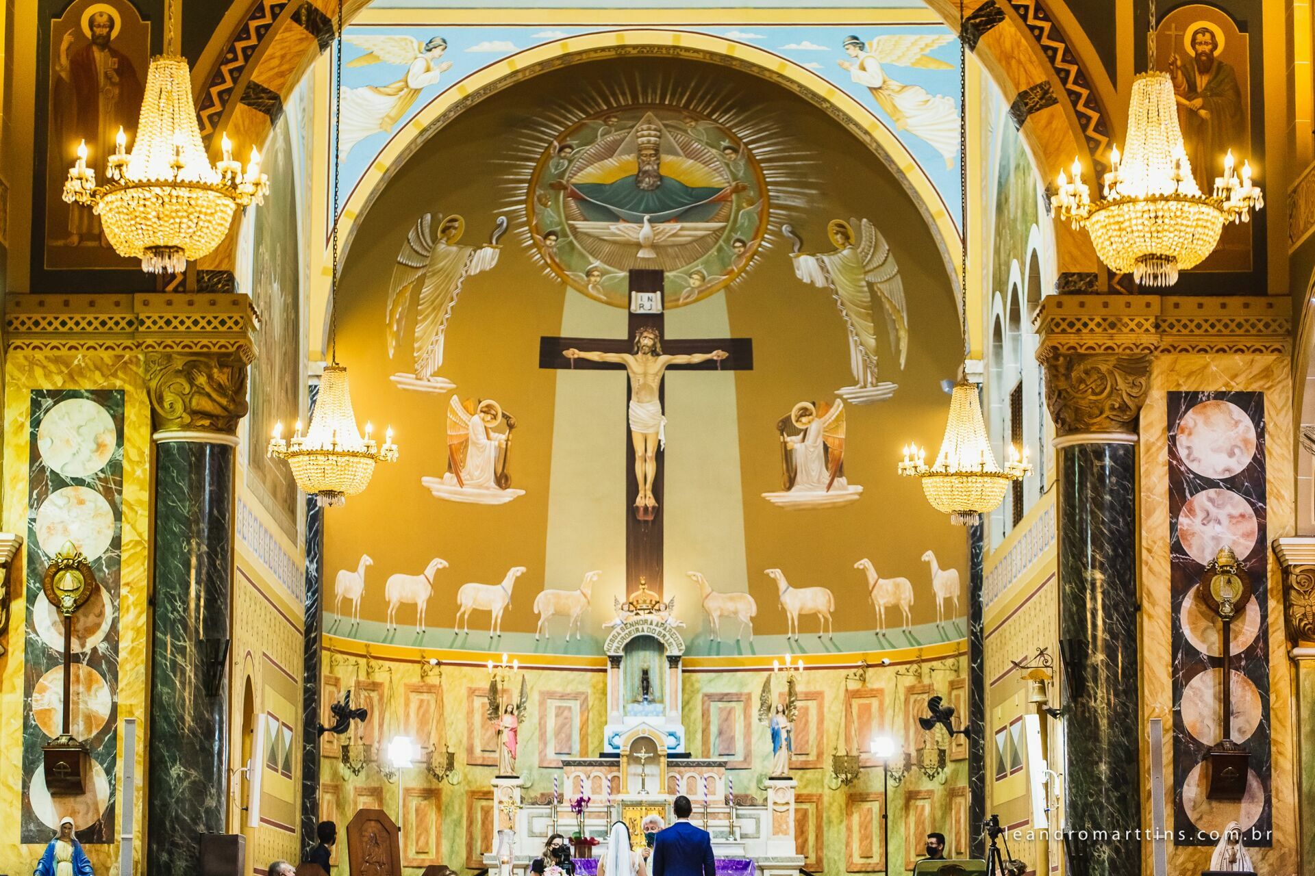 Casamento Nayara e Marcel na igreja Basílica - São José do Rio Preto - SP