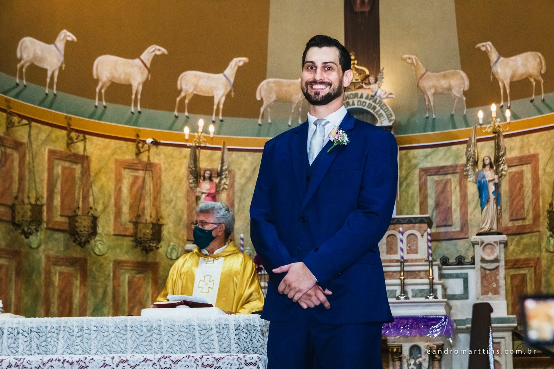 Casamento Nayara e Marcel na igreja Basílica - São José do Rio Preto - SP