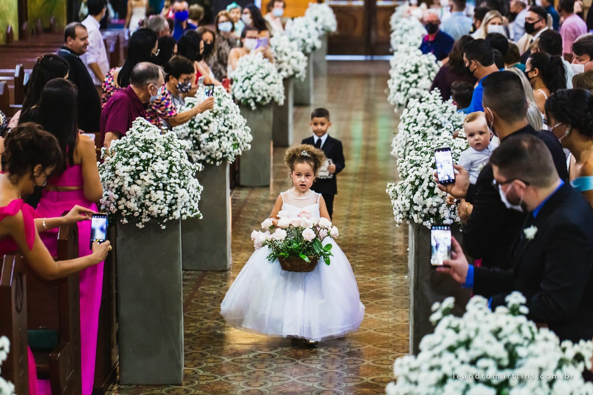 Casamento Nayara e Marcel na igreja Basílica - São José do Rio Preto - SP