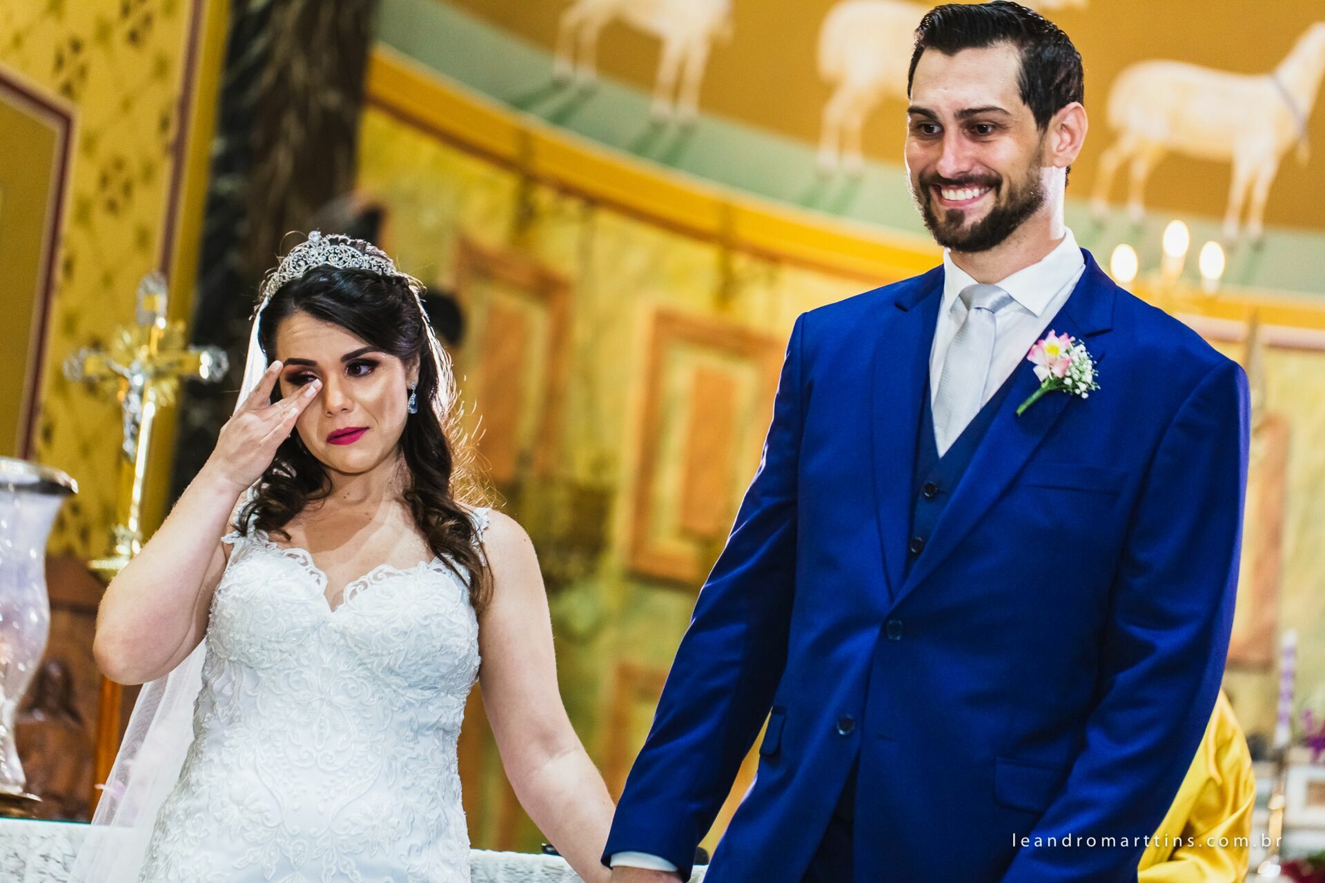 Casamento Nayara e Marcel na igreja Basílica - São José do Rio Preto - SP