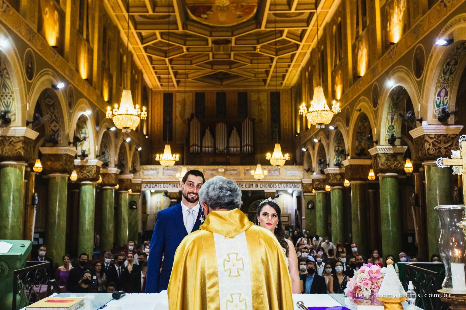 Casamento Nayara e Marcel na igreja Basílica - São José do Rio Preto - SP
