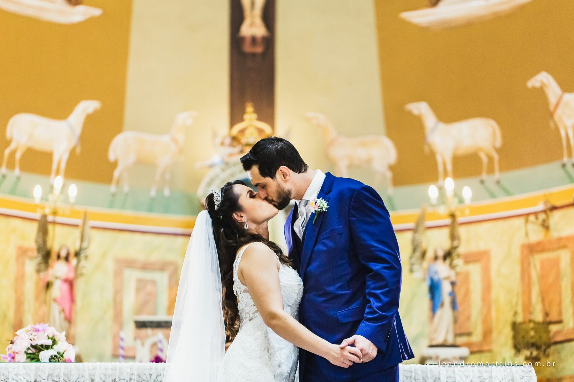 Casamento Nayara e Marcel na igreja Basílica - São José do Rio Preto - SP