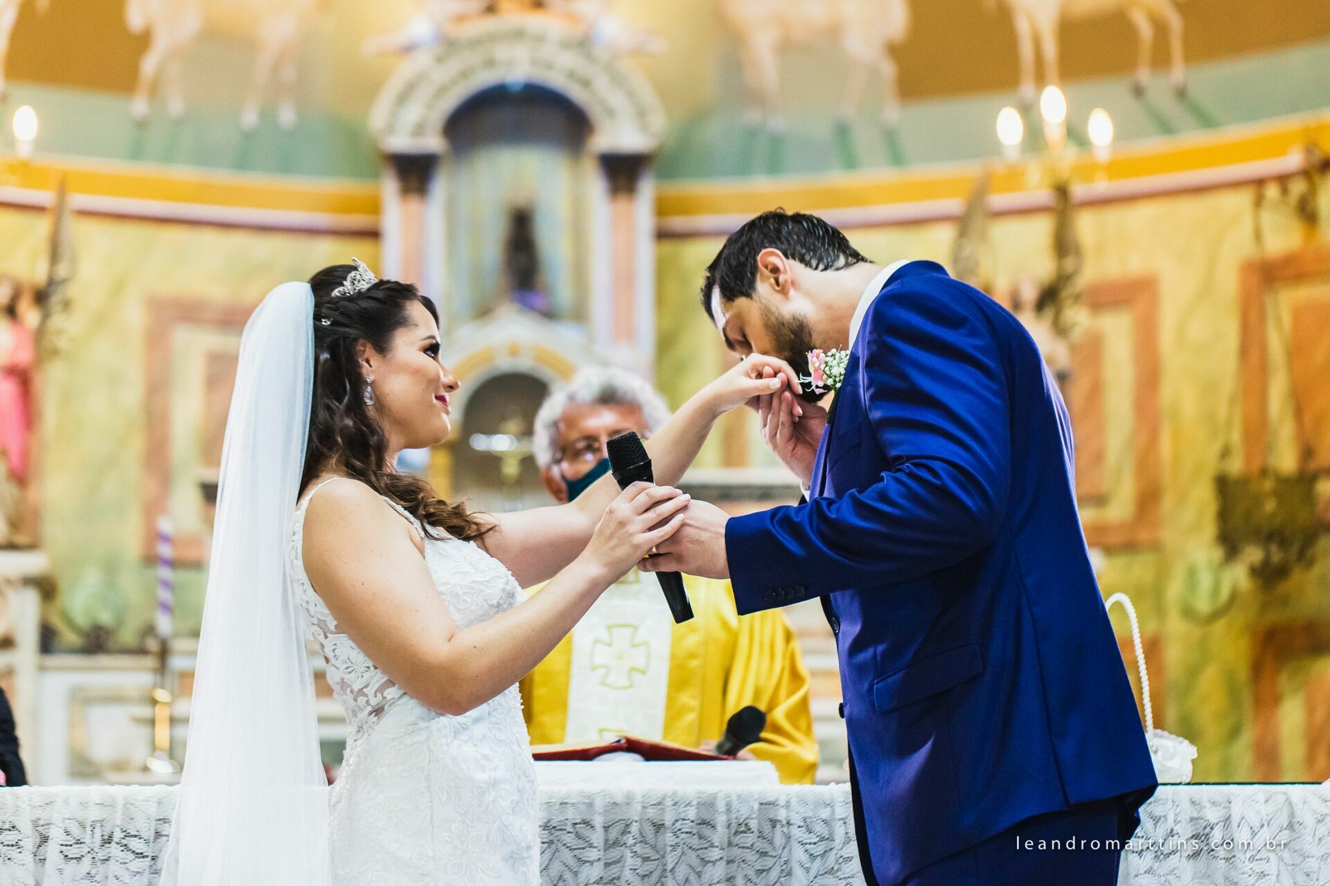 Casamento Nayara e Marcel na igreja Basílica - São José do Rio Preto - SP