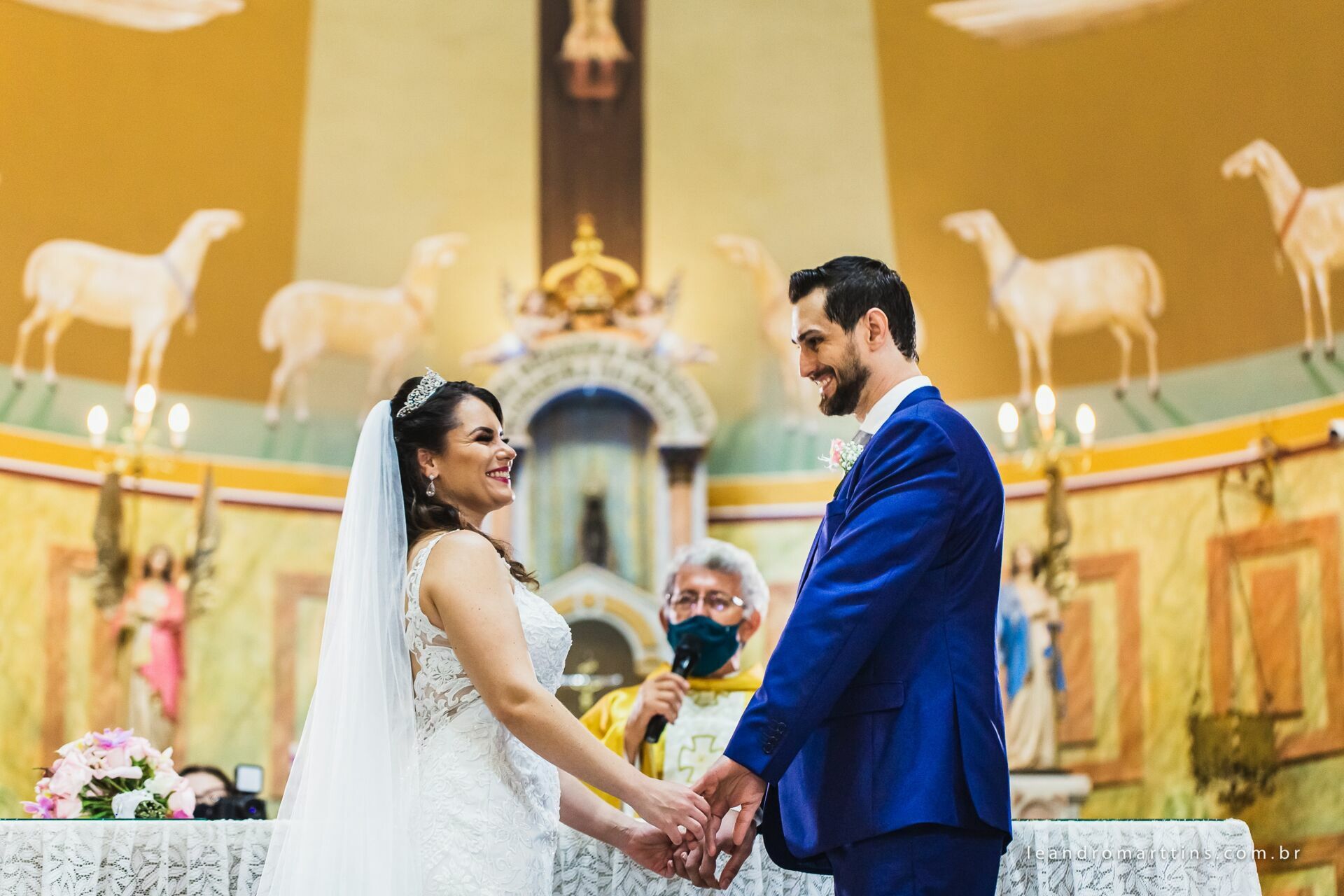 Casamento Nayara e Marcel na igreja Basílica - São José do Rio Preto - SP